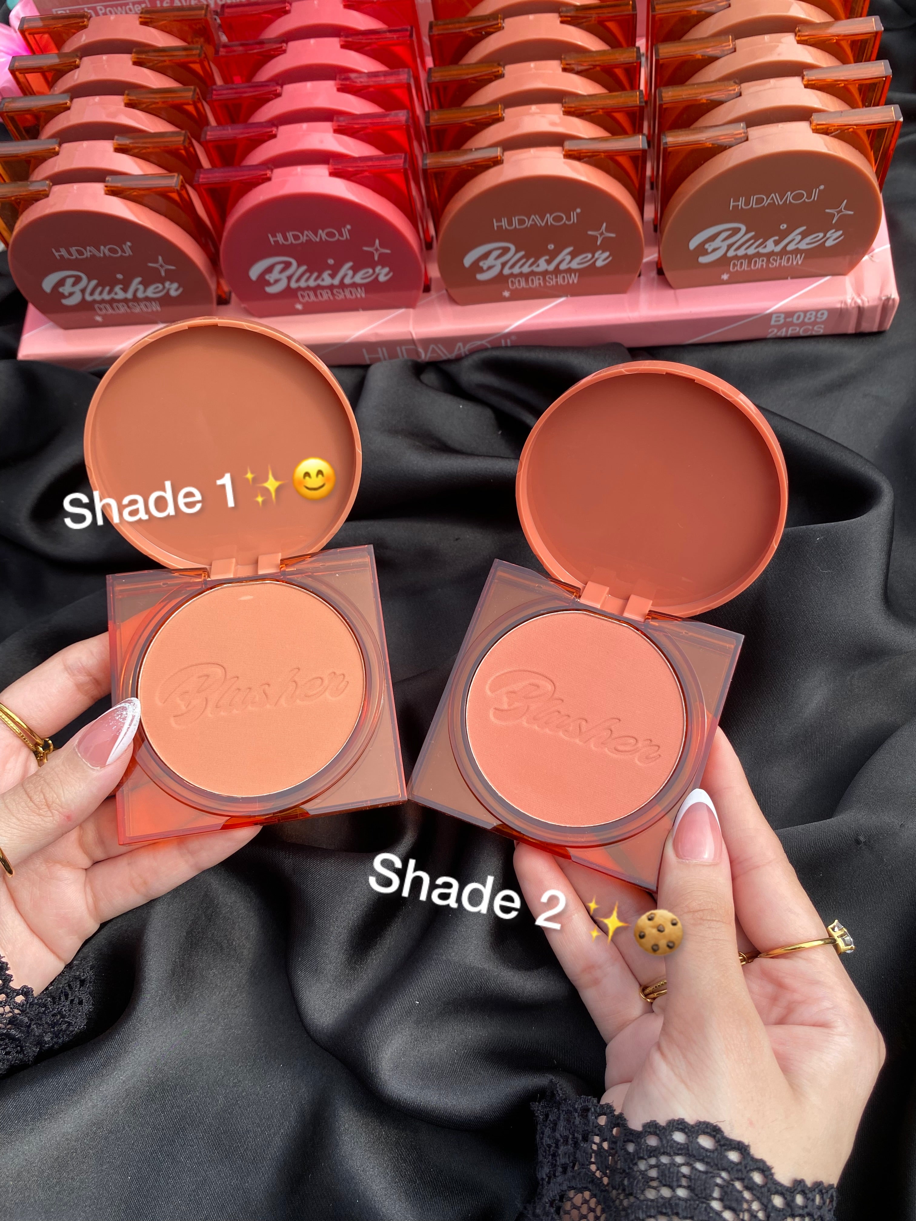 Hudamoji colorshow blush🌼