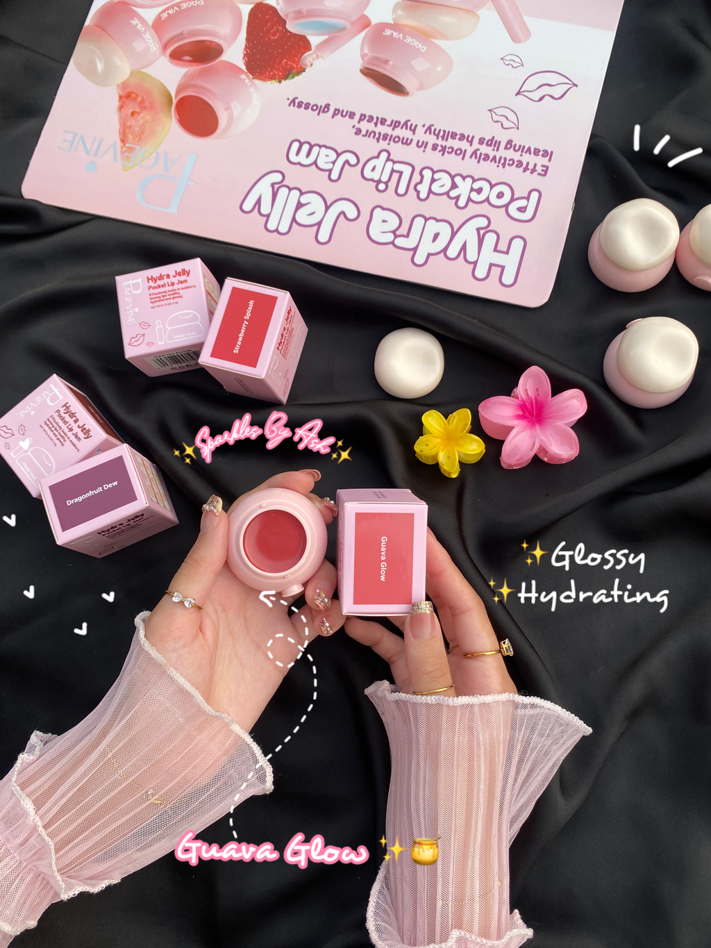 Page vine hydra jelly pocket lip jam 💕😋