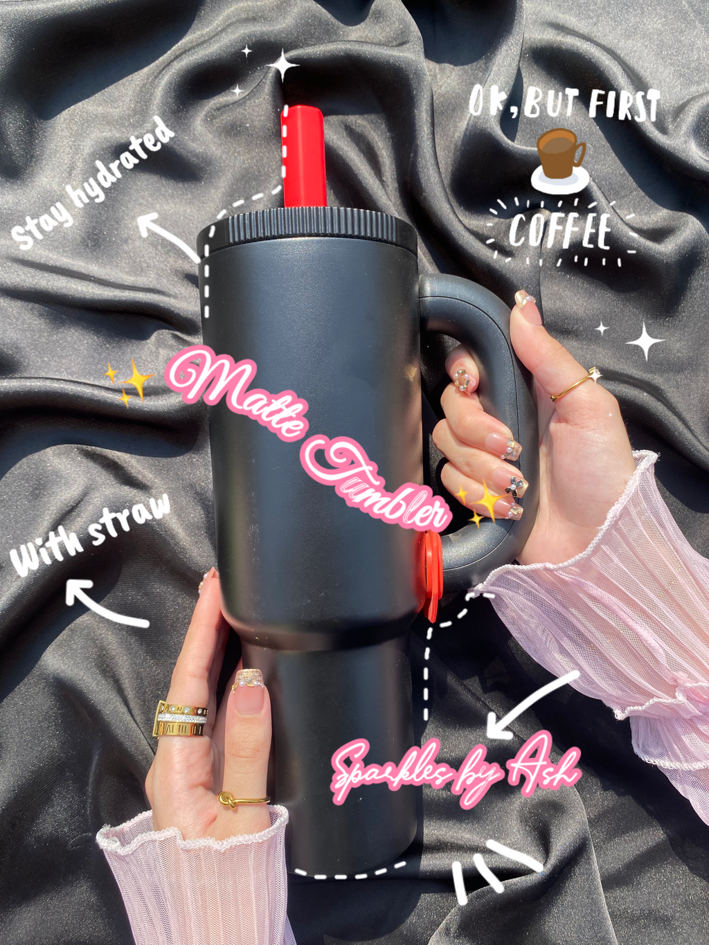 Matte tumbler 🎀