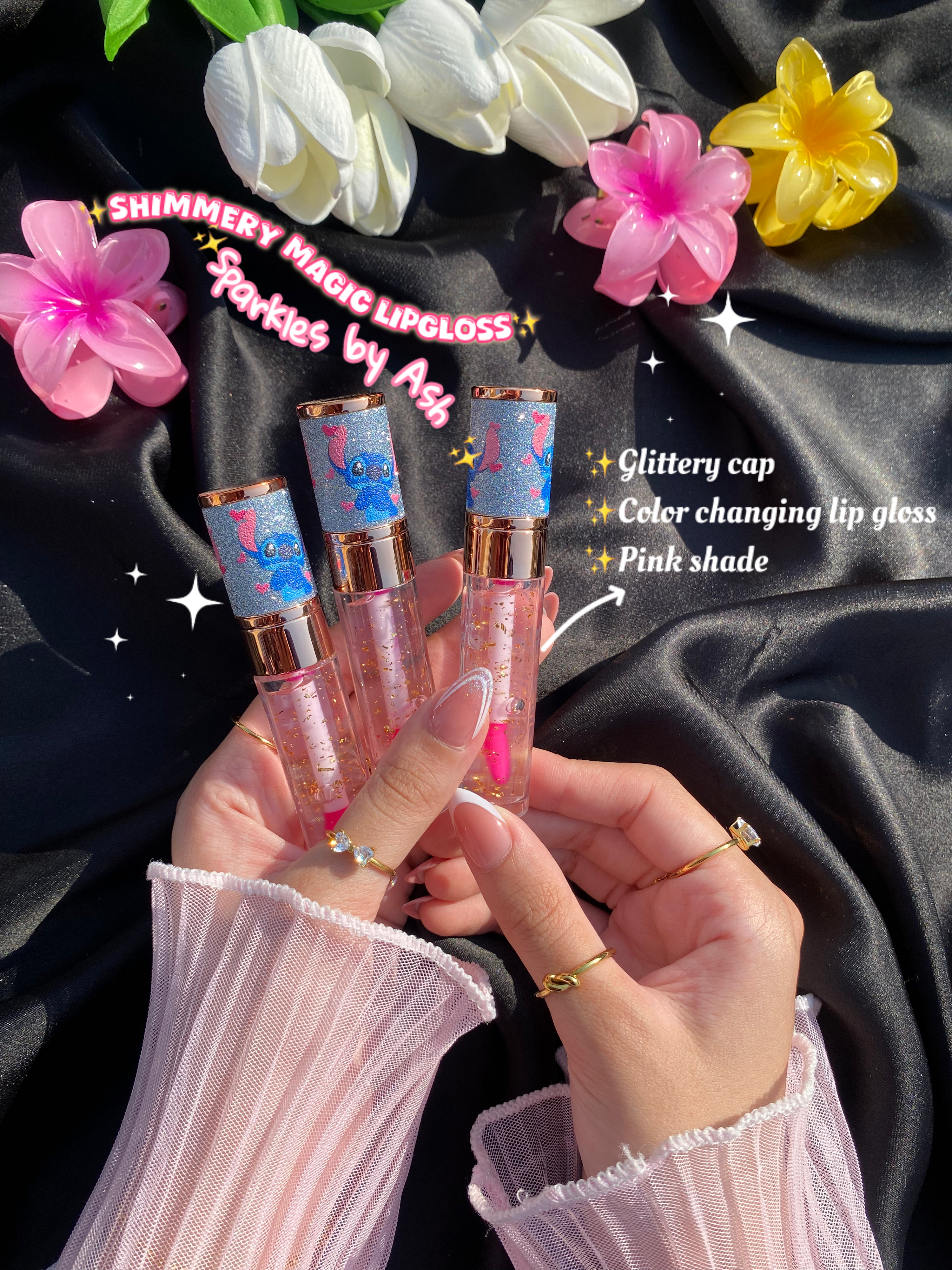 Shimmery magic lip gloss Pink 💕