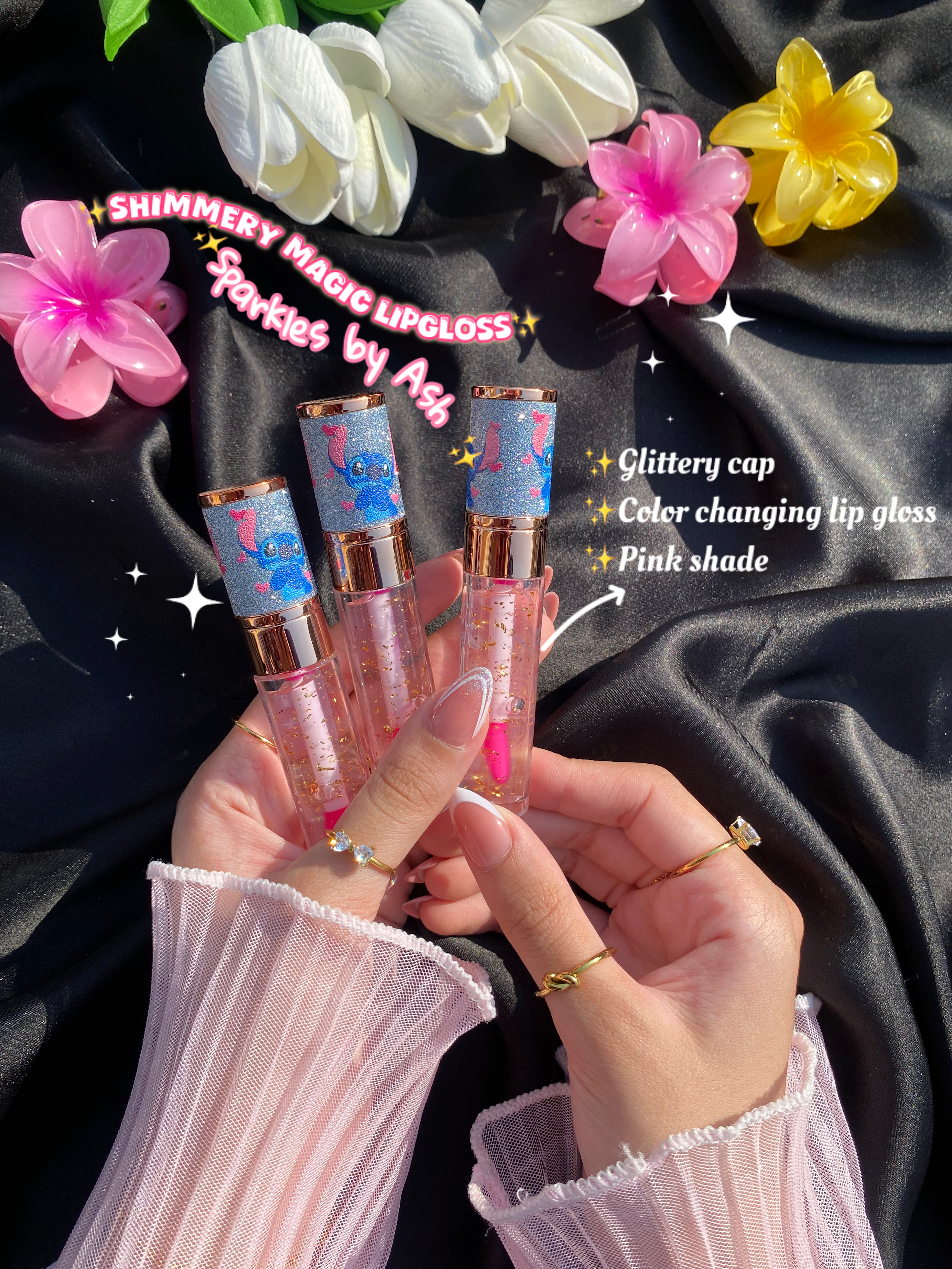 Shimmery magic lip gloss Pink 💕