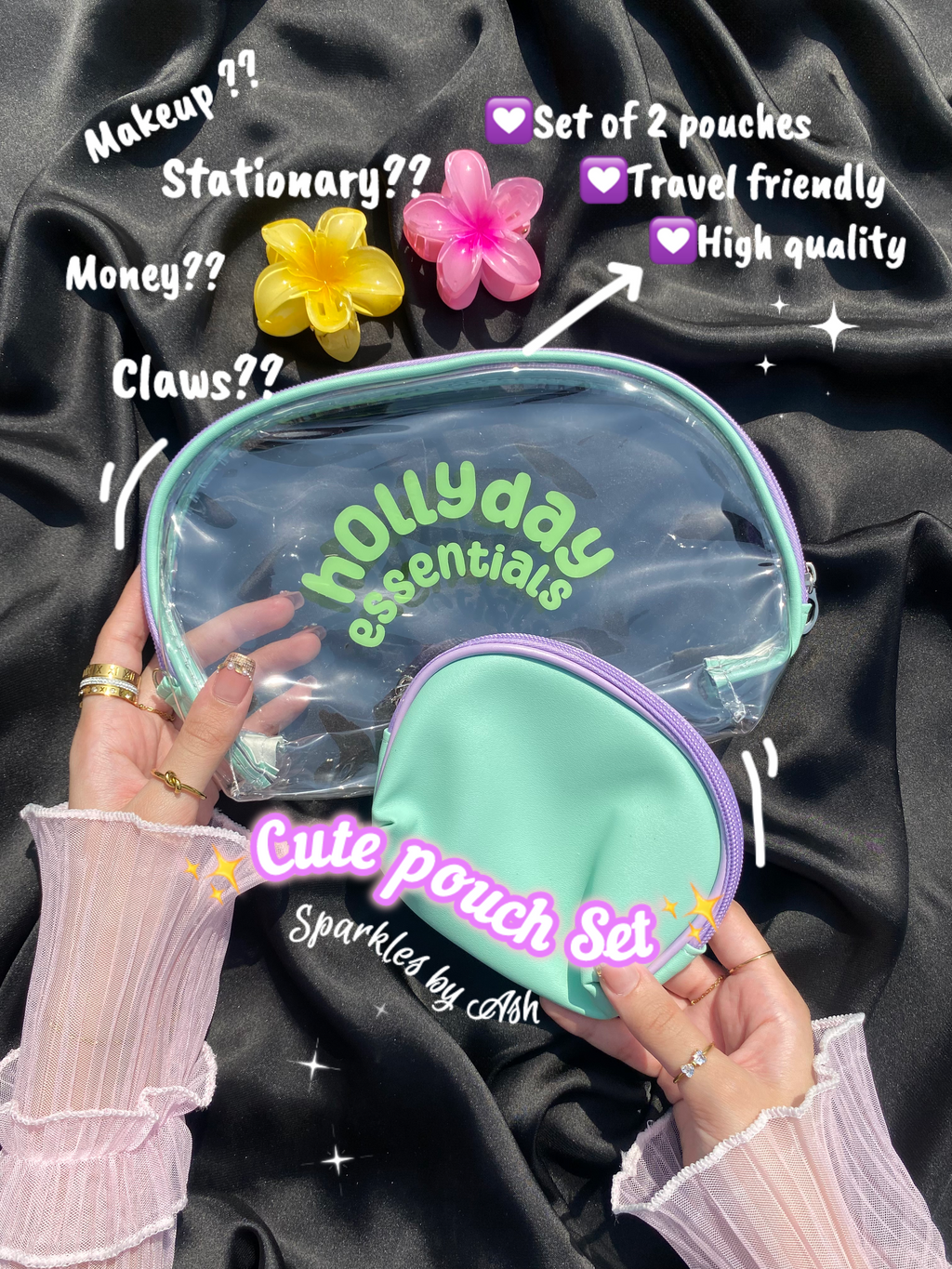 2 in 1 pouch Set 🎀