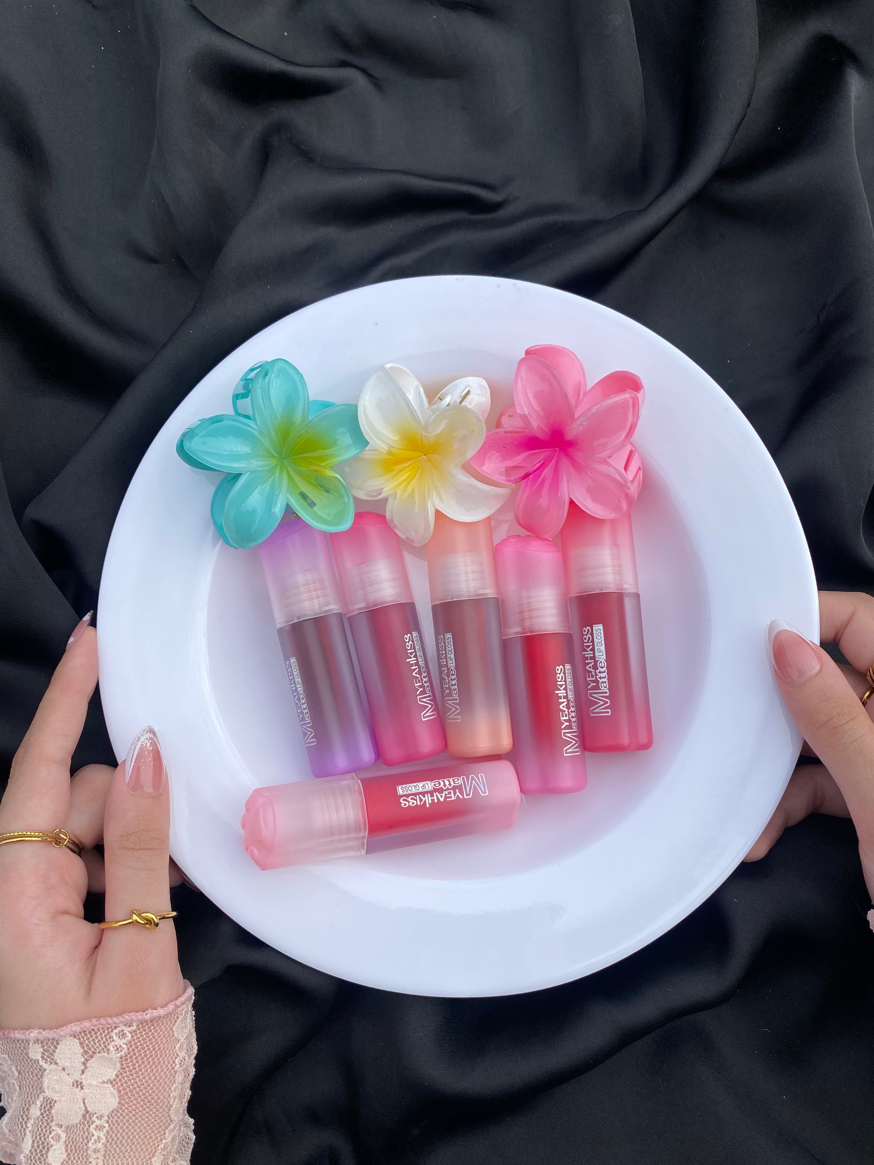 Cute lipgloss matte finish 🎀