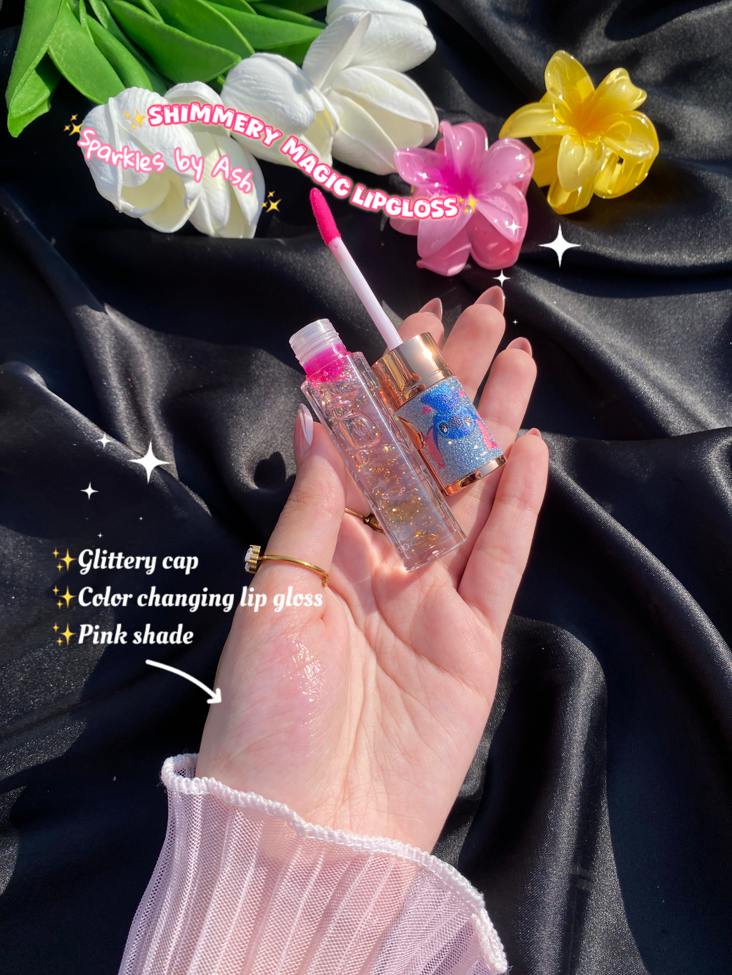 Shimmery magic lip gloss Pink 💕