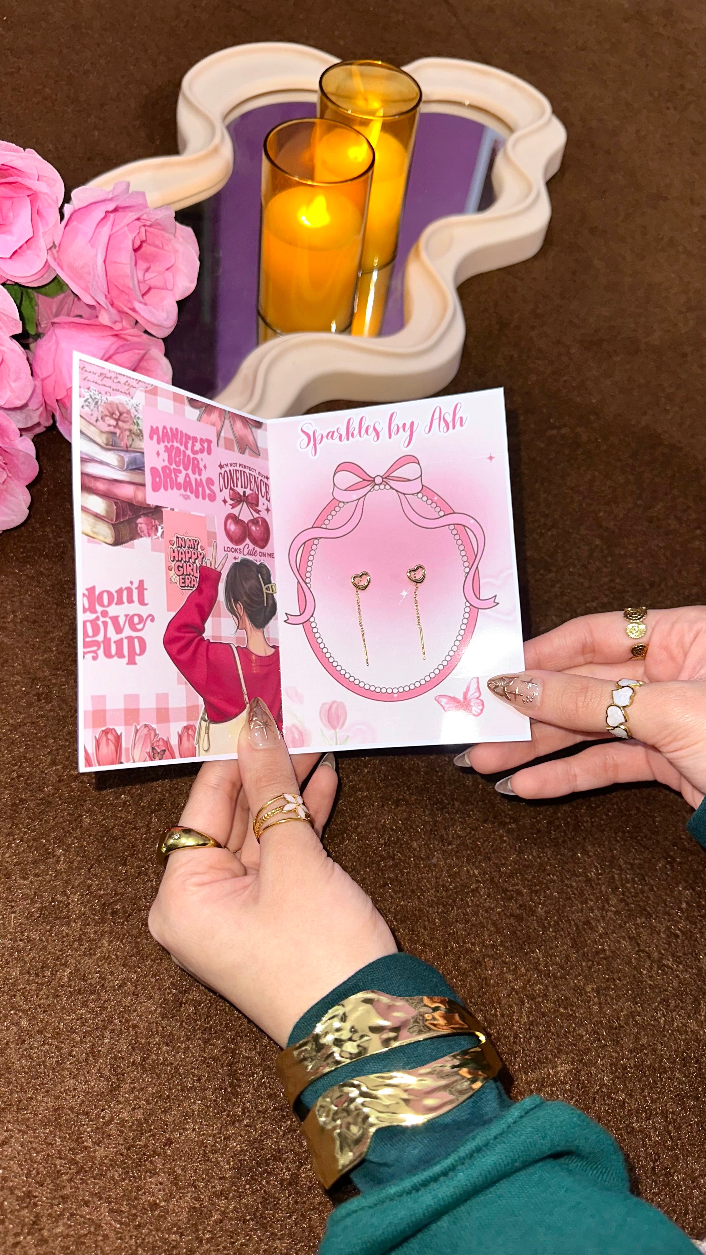 Minimal chain earrings 🎀✨