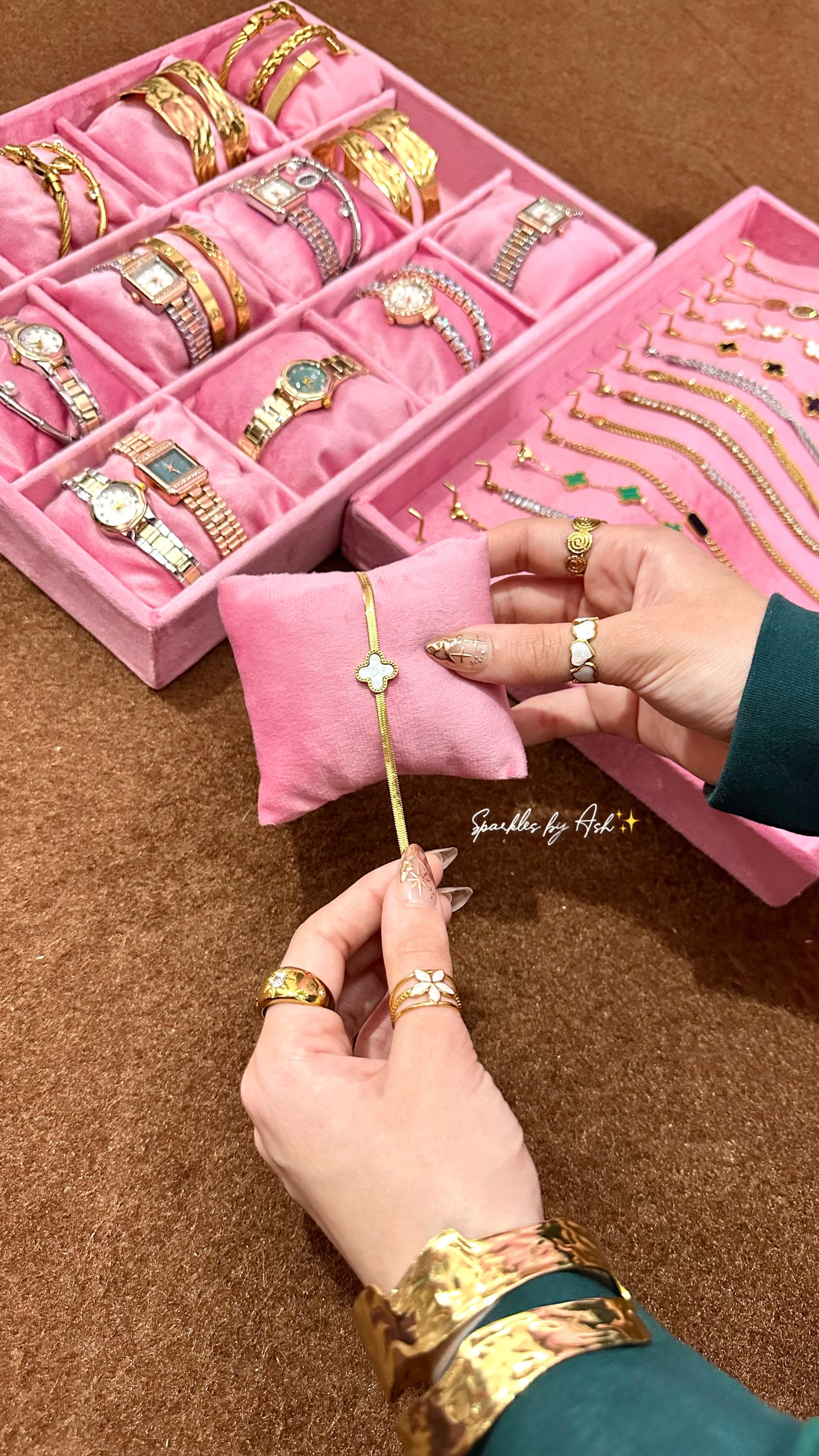 White clover bracelet