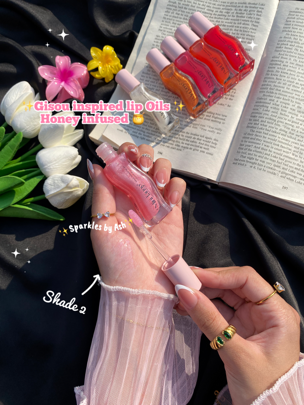 Gisou inspired lip oils 🍯💕