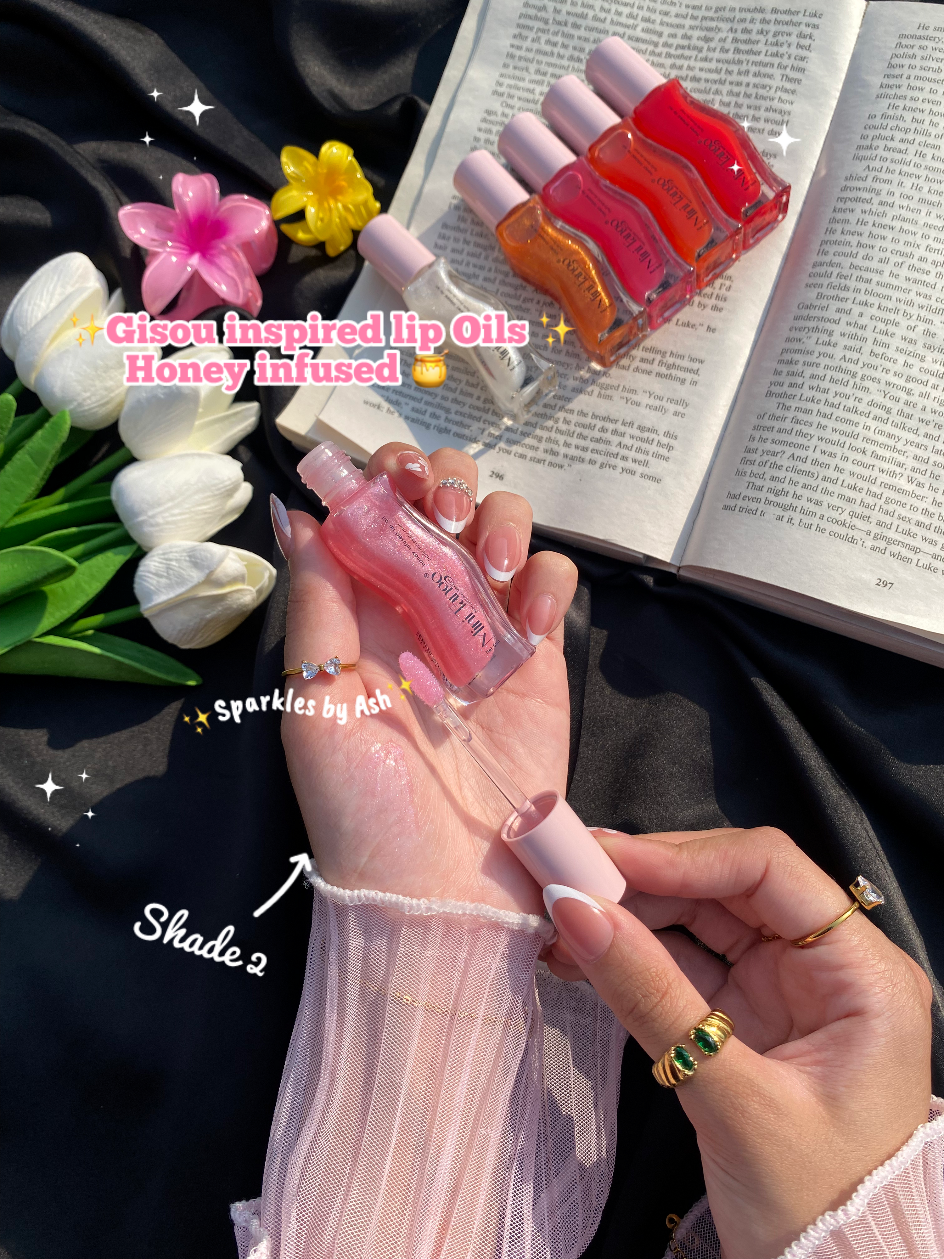 Gisou inspired lip oils 🍯💕