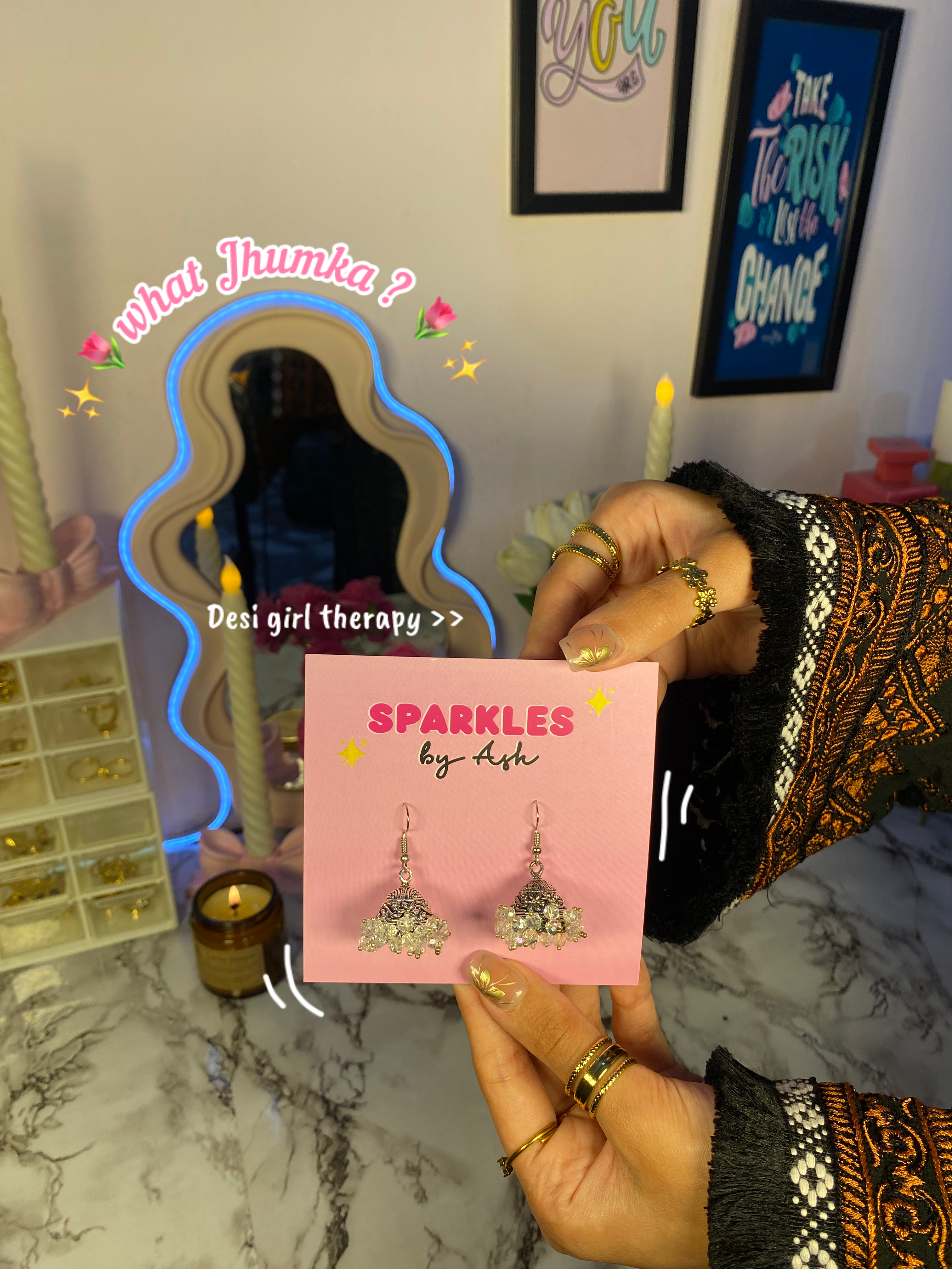 Trendy jhumka 🌷🌼