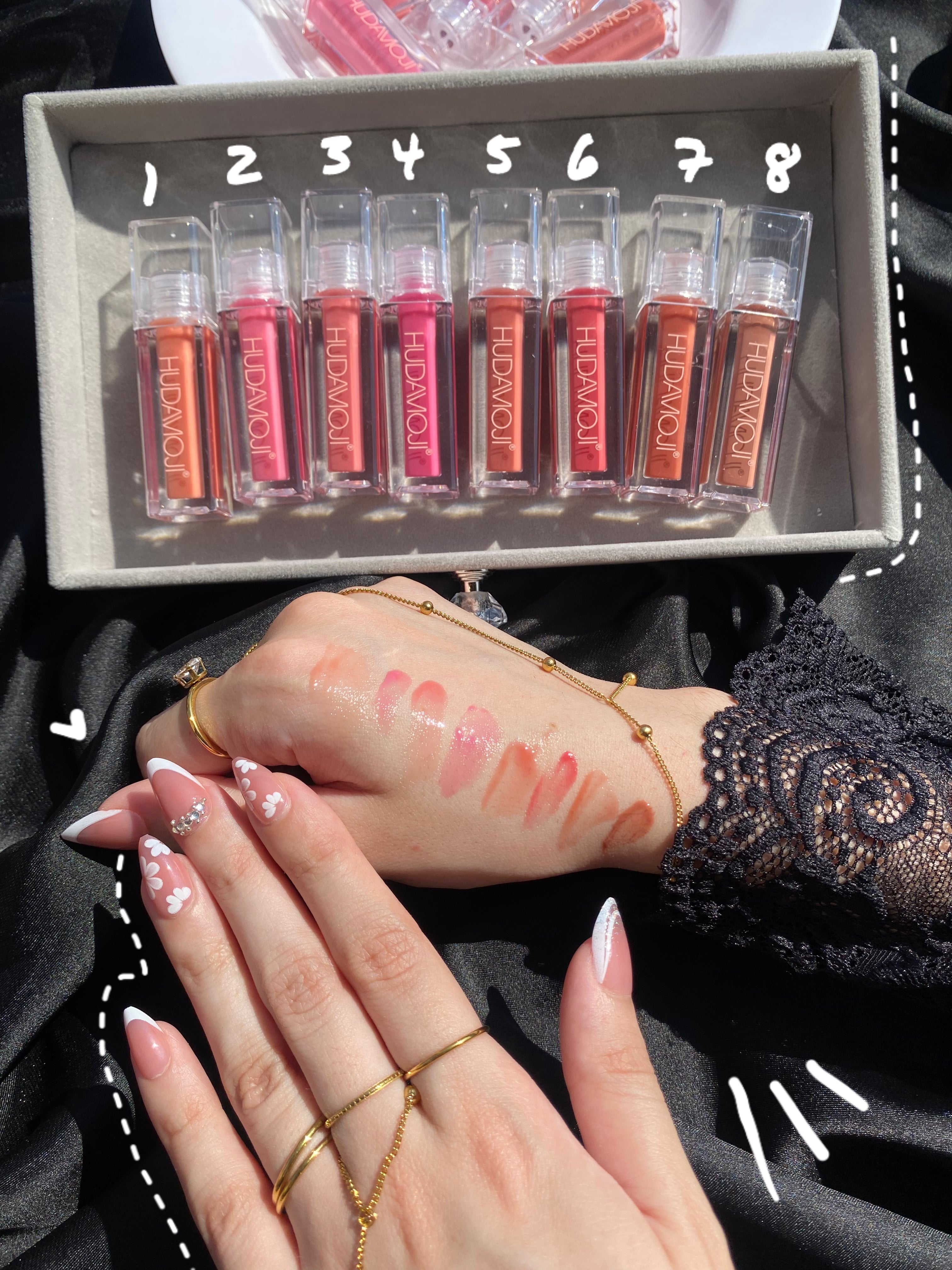 Hudamoji shine lipgloss🎀