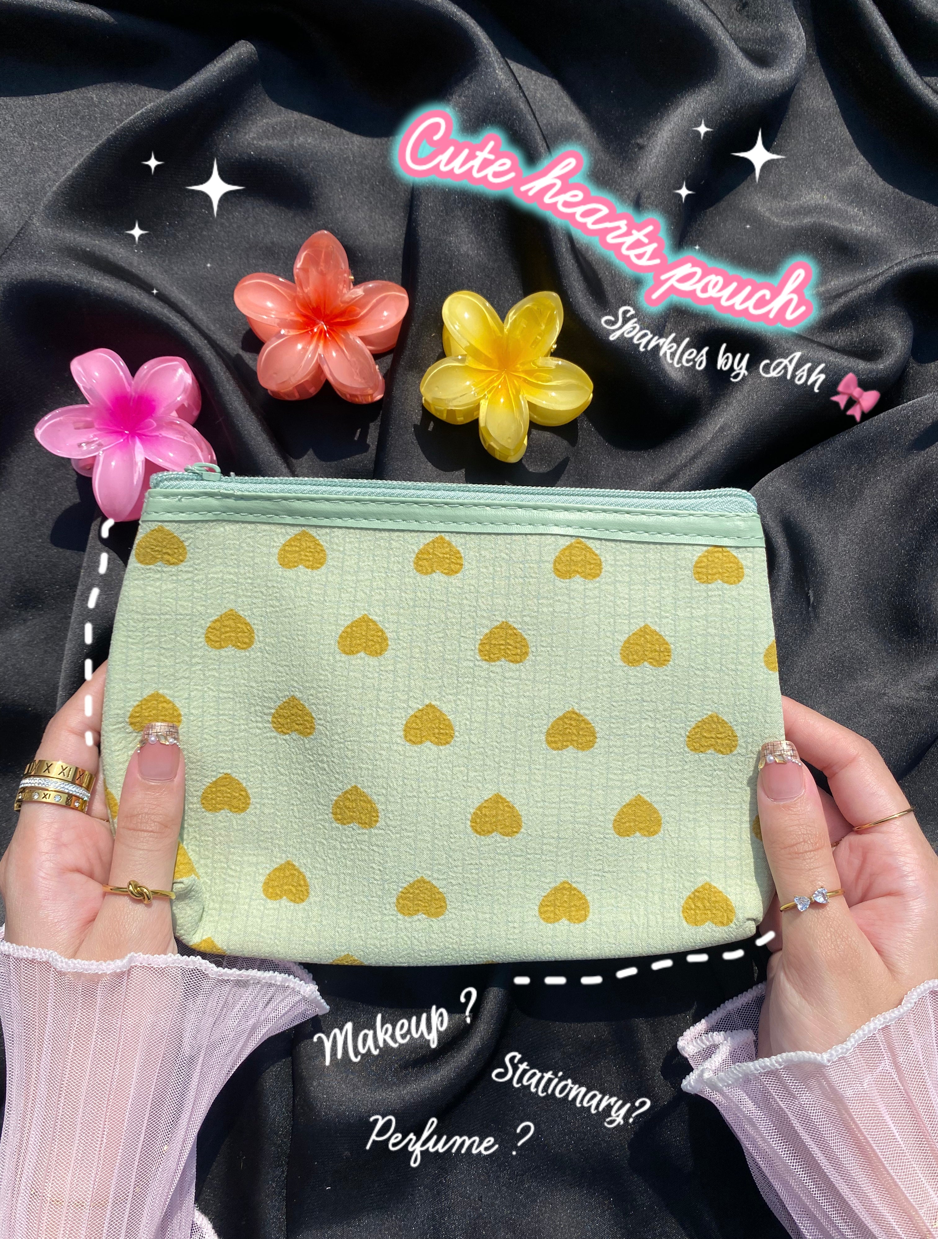 Cute hearts pouch 💕
