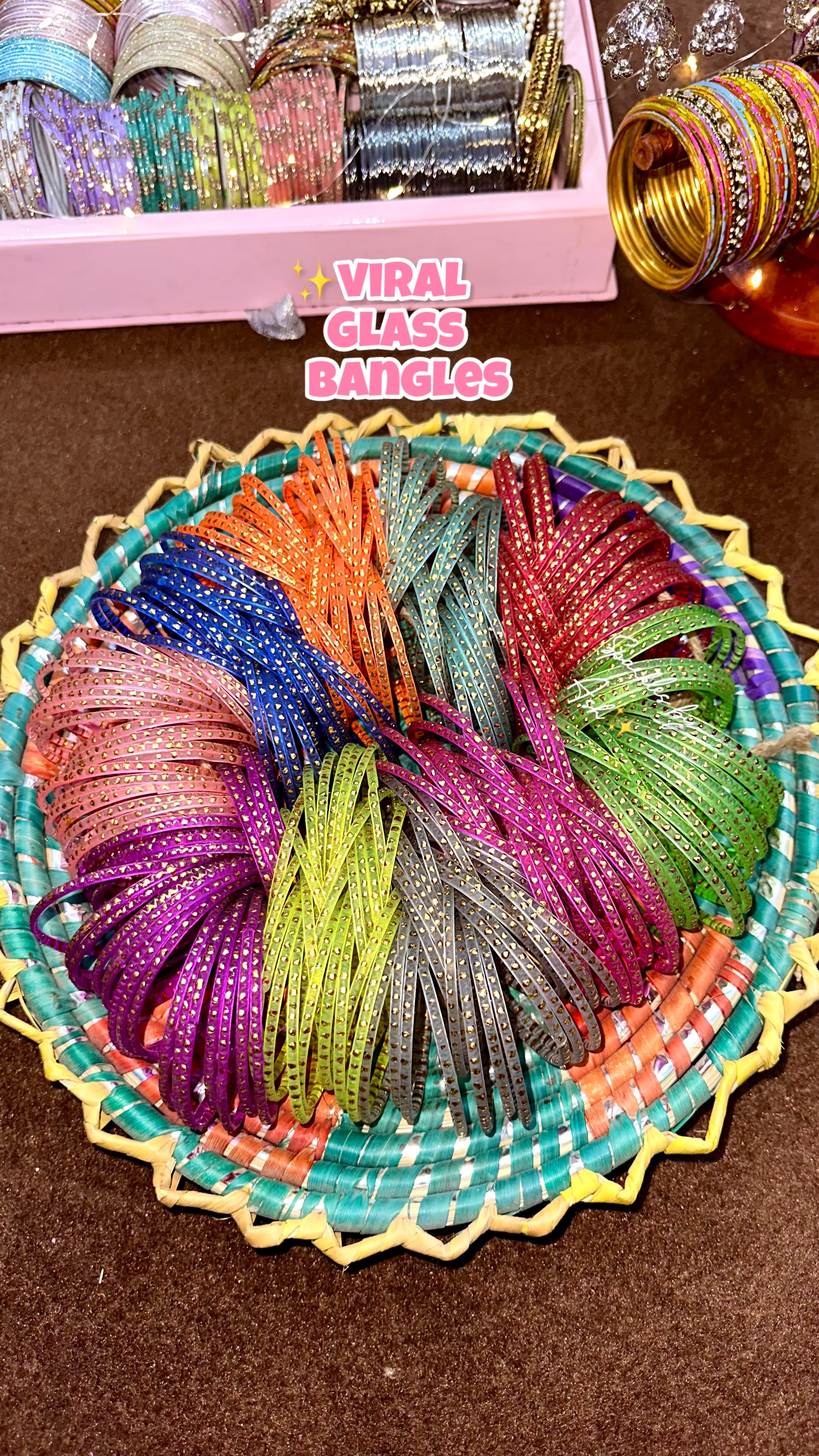 Trendy glass bangles -eid special 💗🌙✨