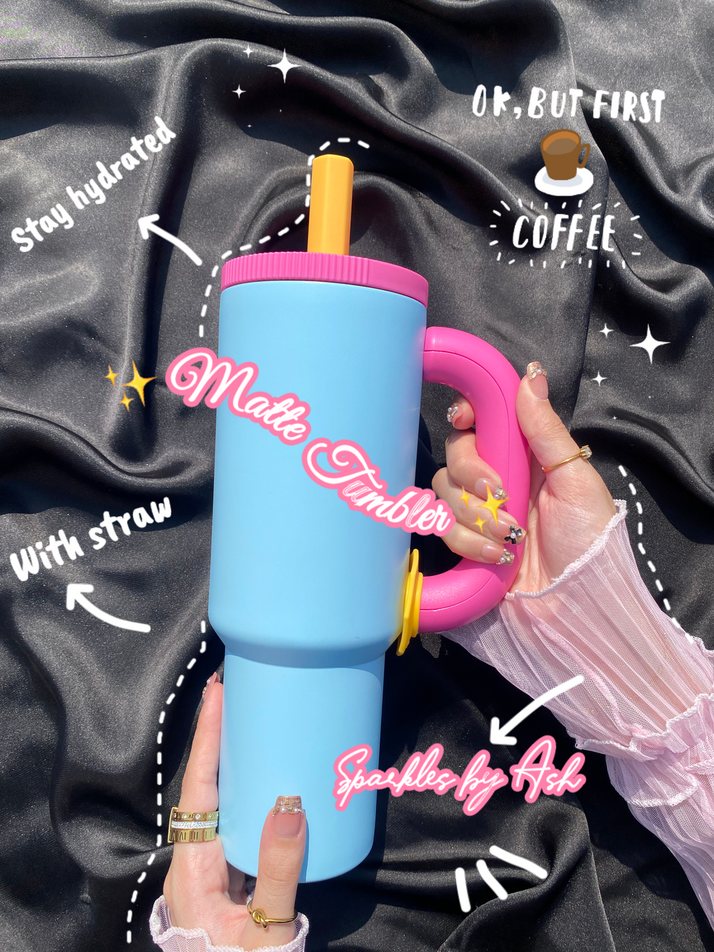 Matte tumbler 🎀