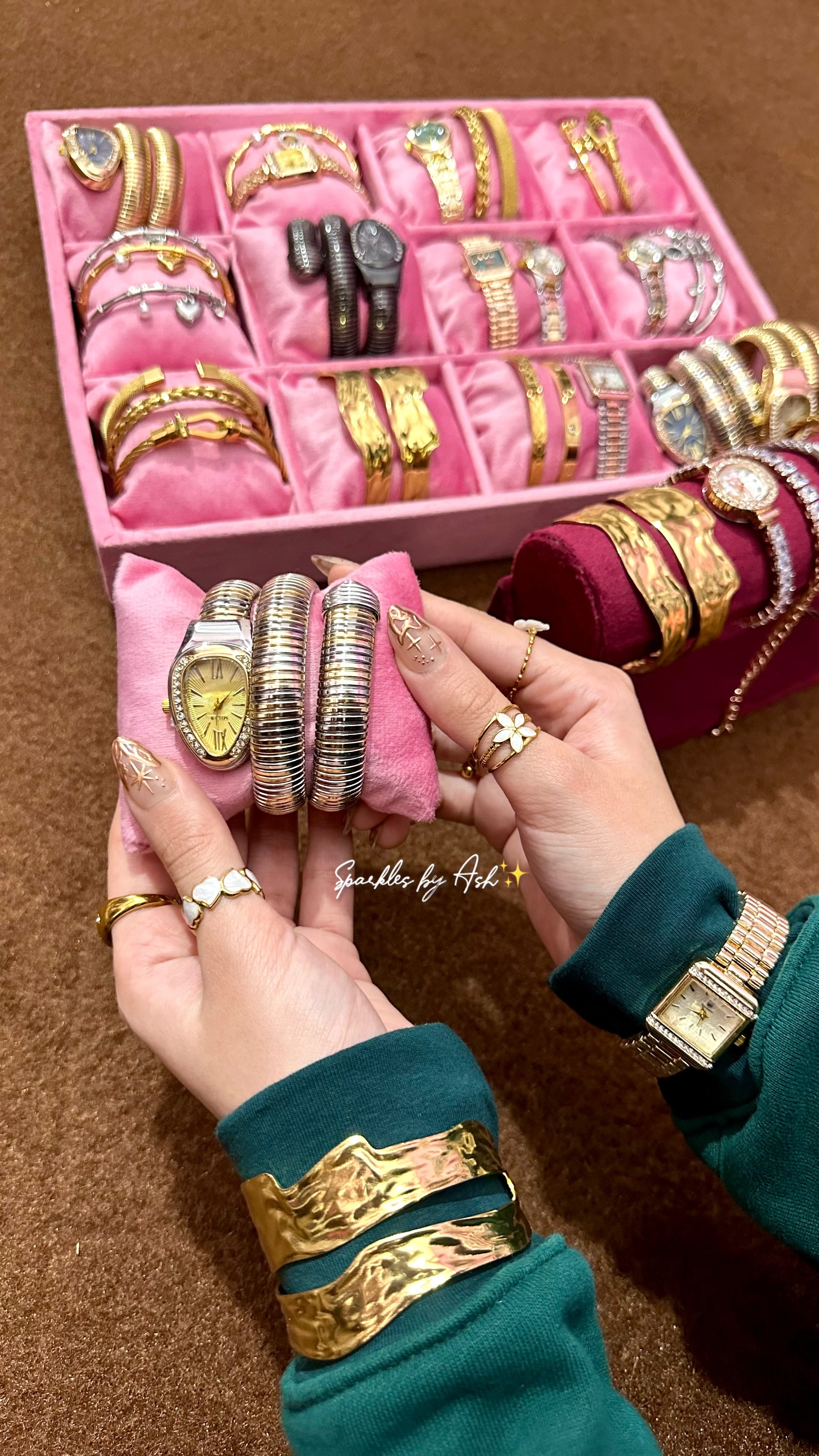 Luxury Ribbed Snake Watch