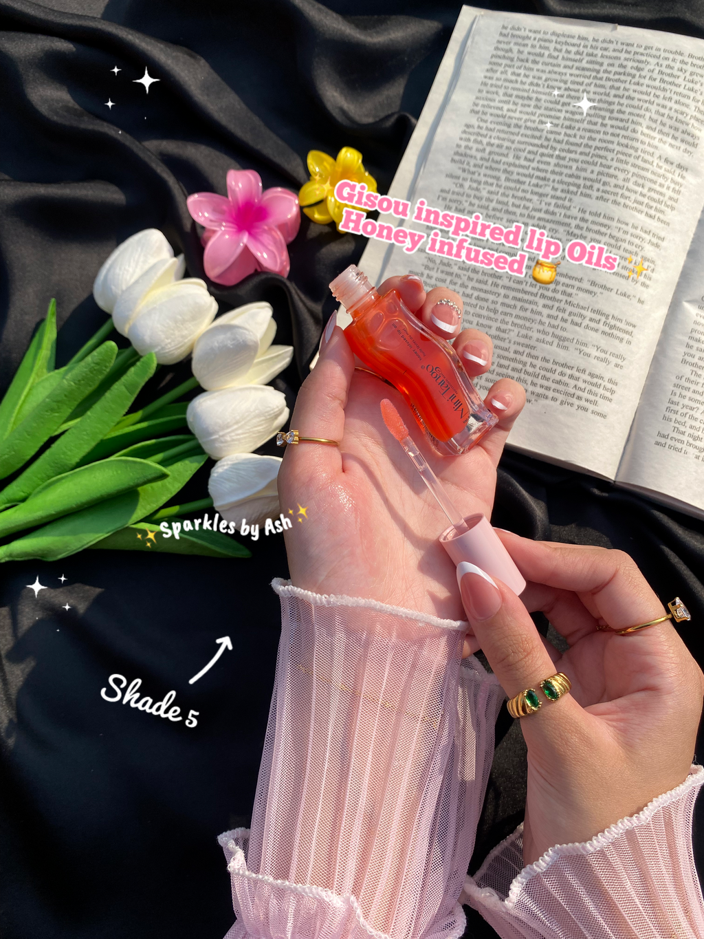 Gisou inspired lip oils 🍯💕