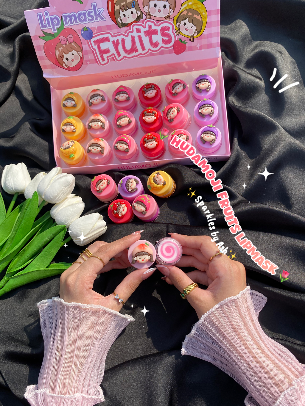 Hudamoji yummy fruity lipmasks💕