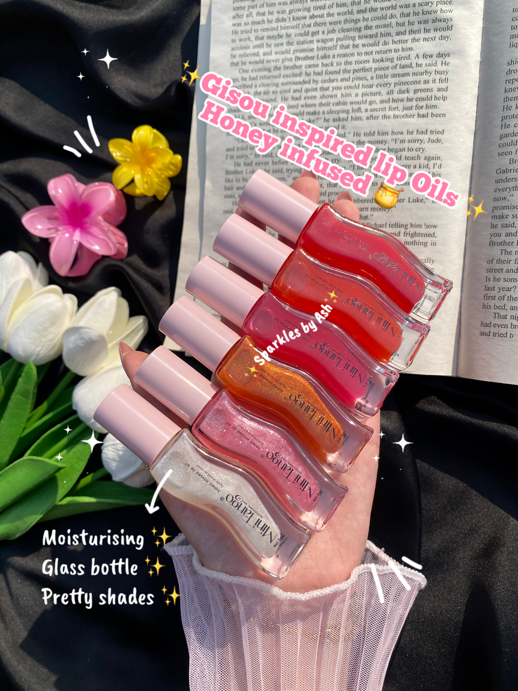 Gisou inspired lip oils 🍯💕