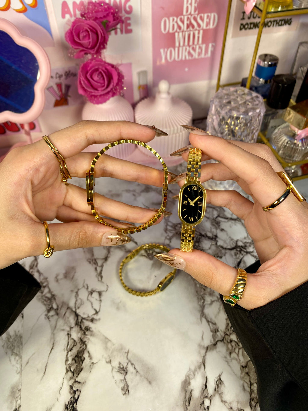 Watch style bangle 🎀 Stainless steel