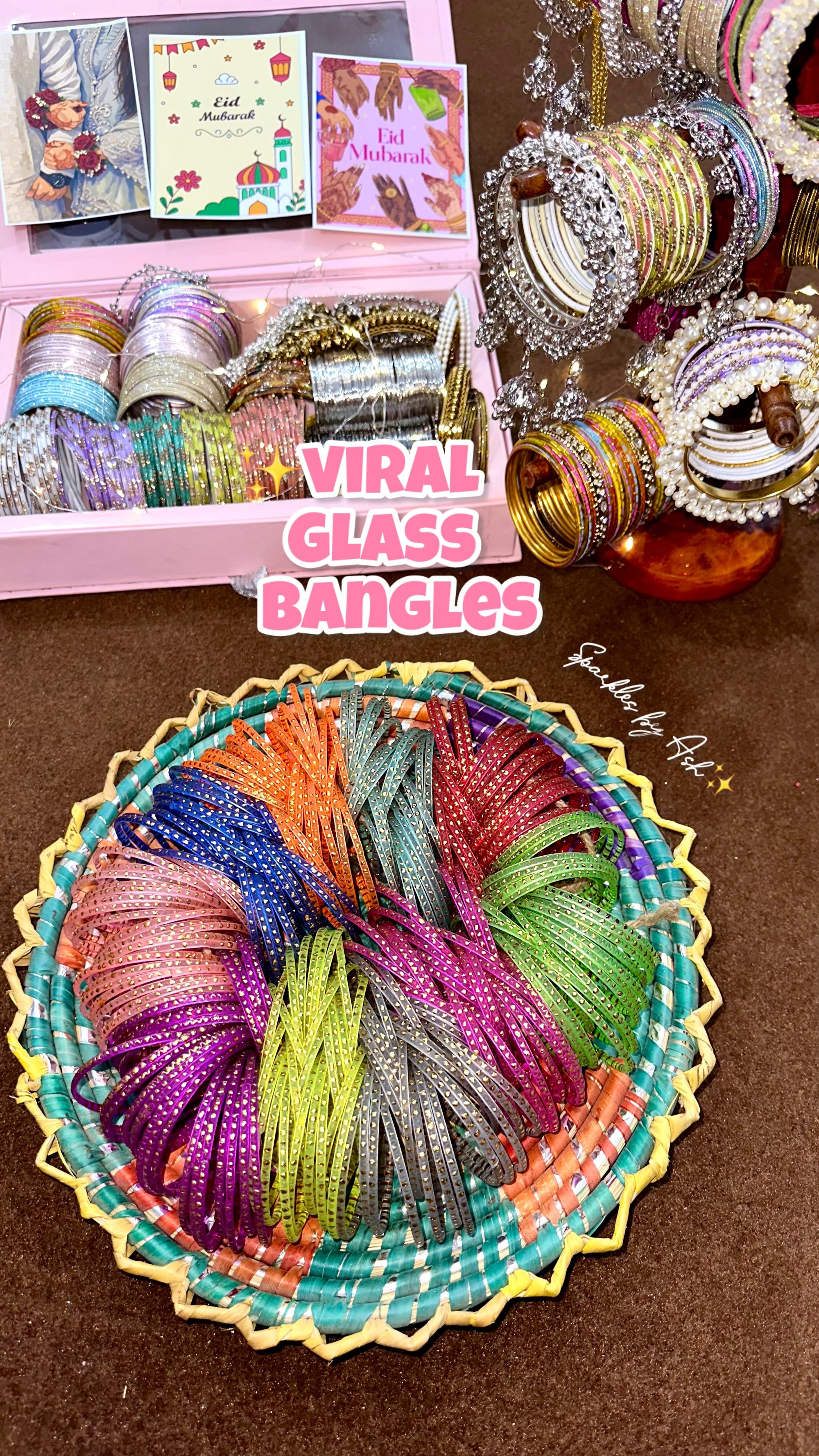Trendy glass bangles -eid special 💗🌙✨
