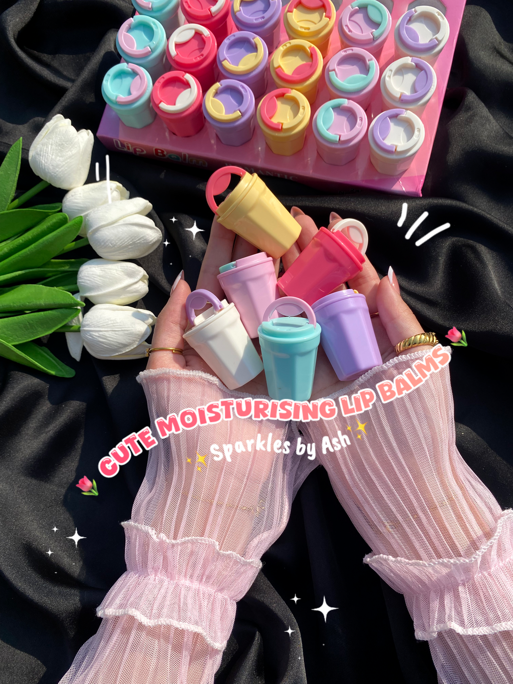 Romantic bear cute lip balms 💕