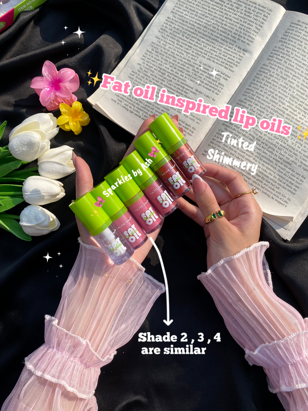 Fat oil inspired lip glosses💕