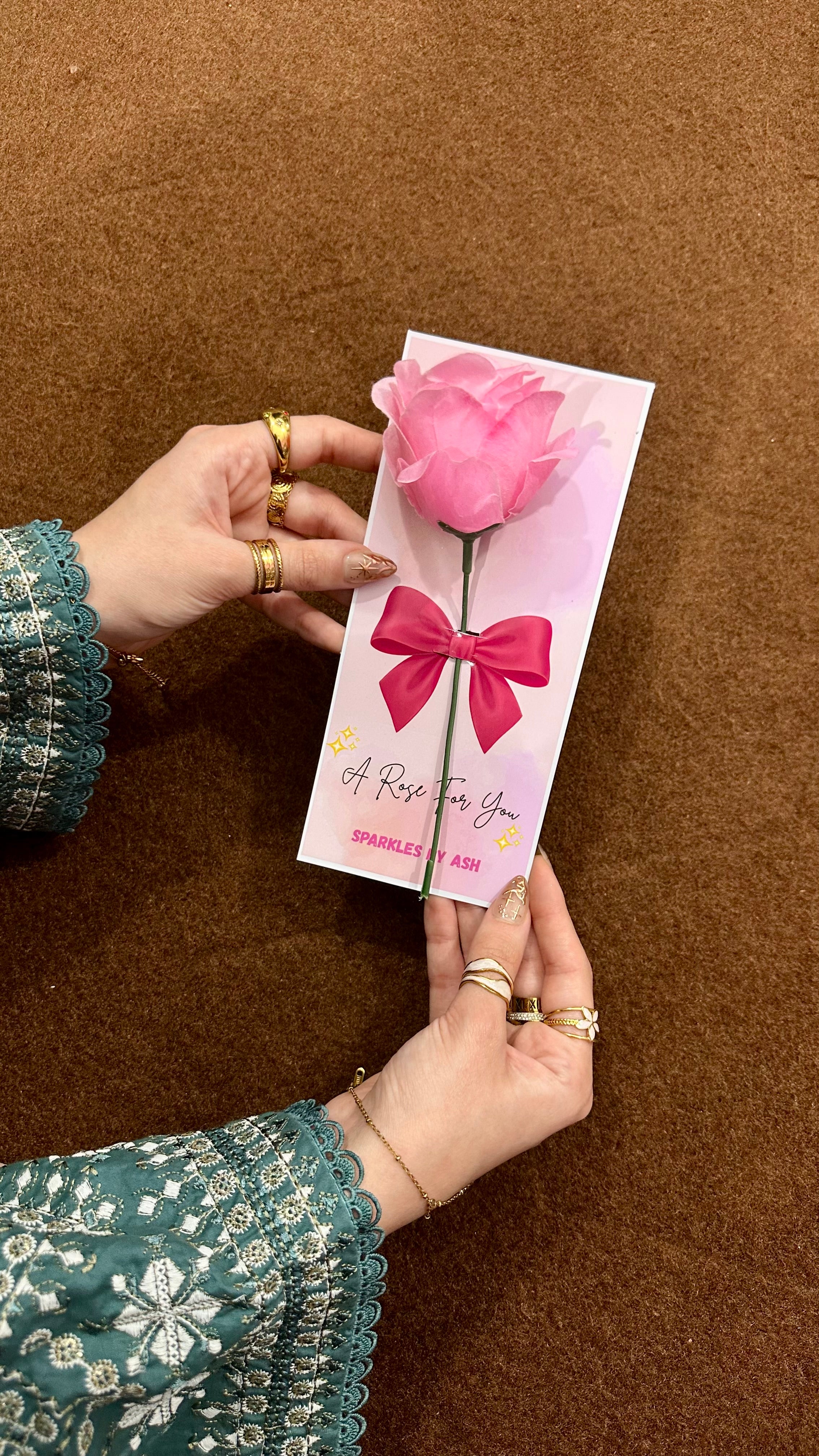 Rose gift card🌷✨