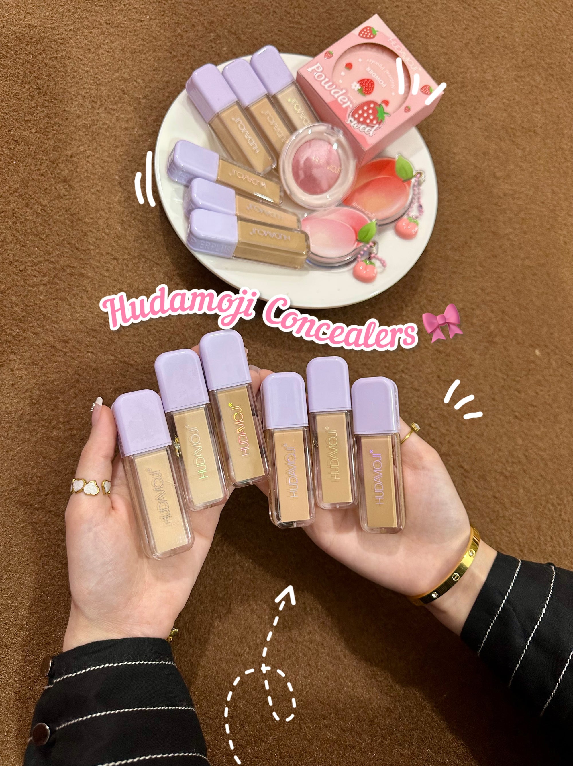 Hudamoji concealers 💗✨