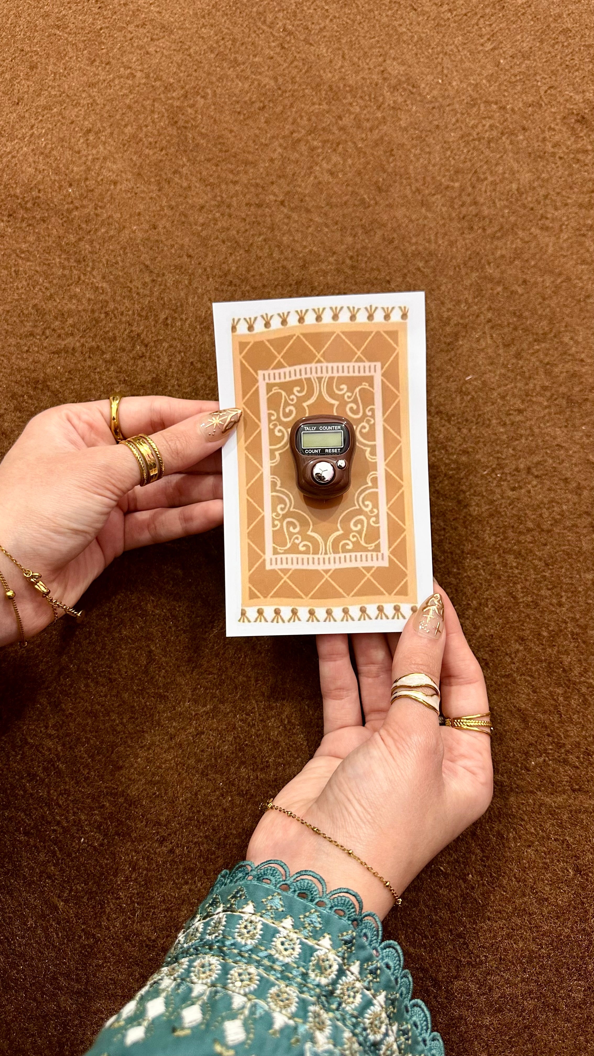 Classic Digital Tasbeeh Counter 🤎✨