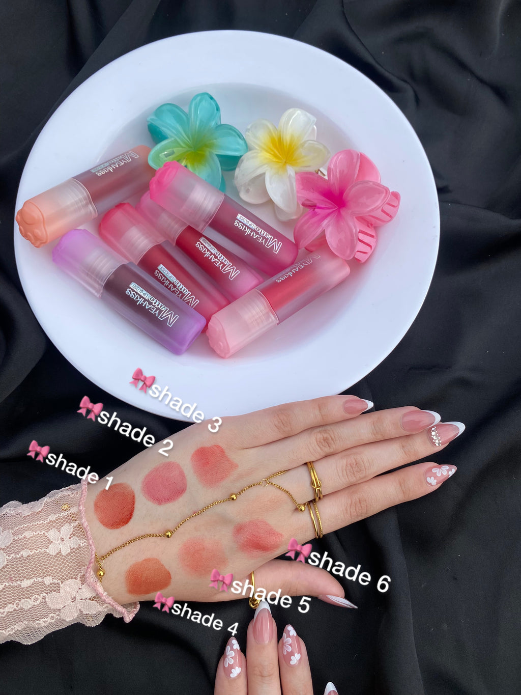 Cute lipgloss matte finish 🎀