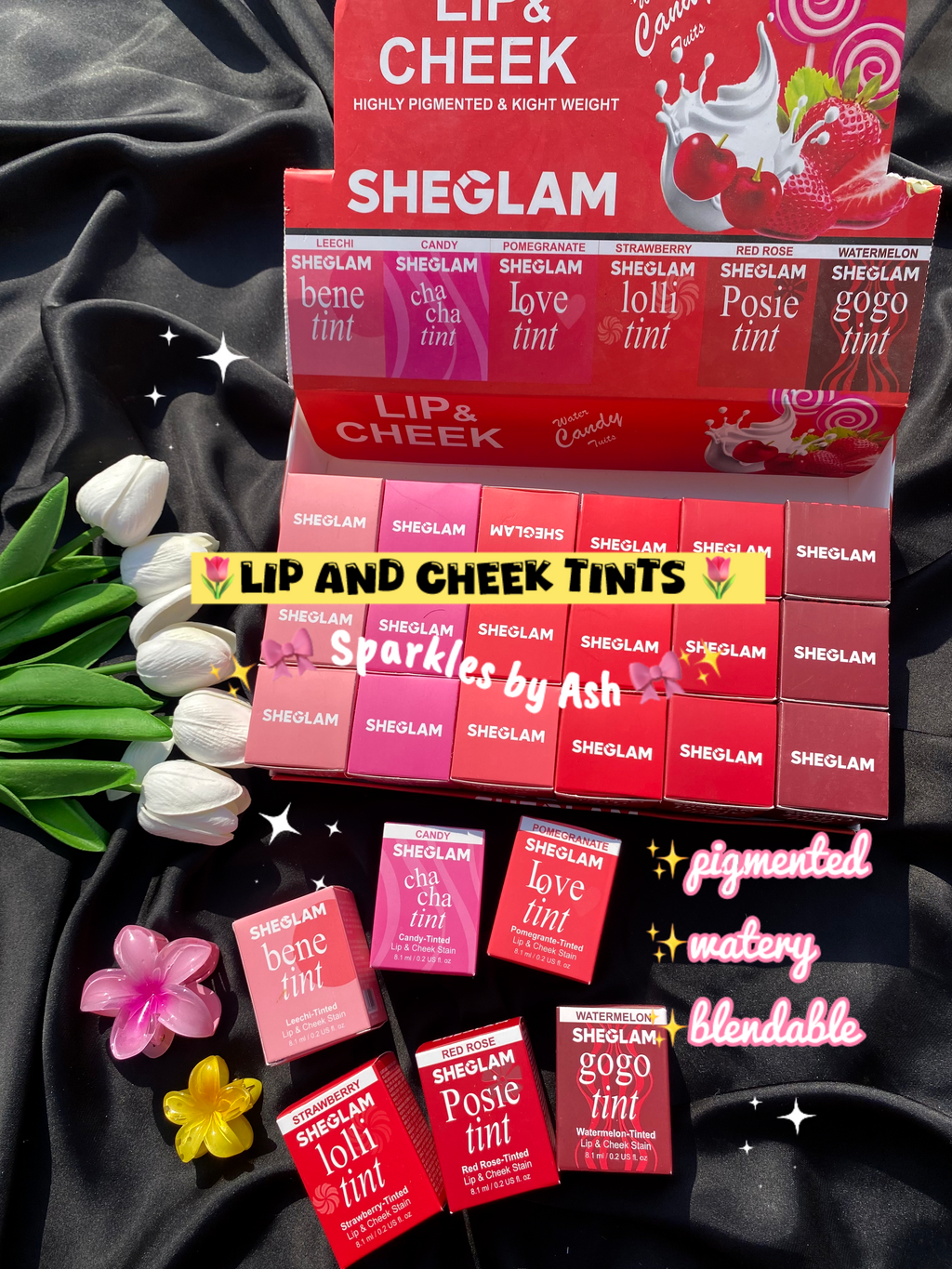 Sheglam fruity lip n cheek tints 💕