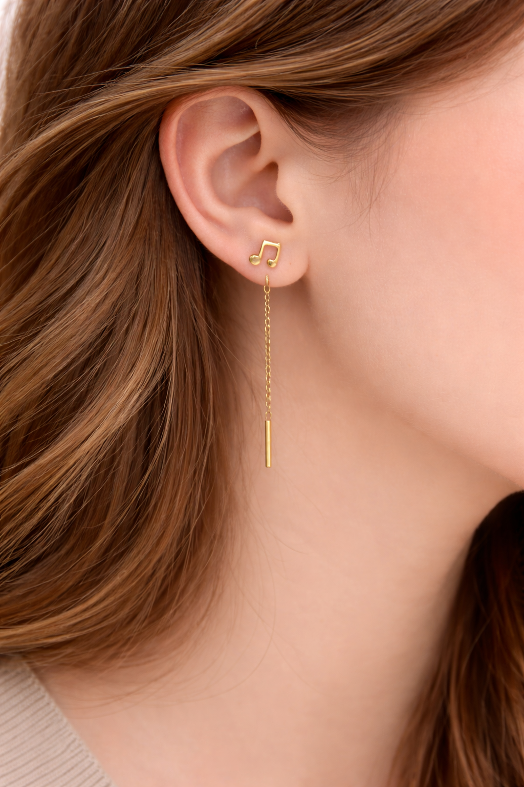 Minimal Chain earrings 🎀✨