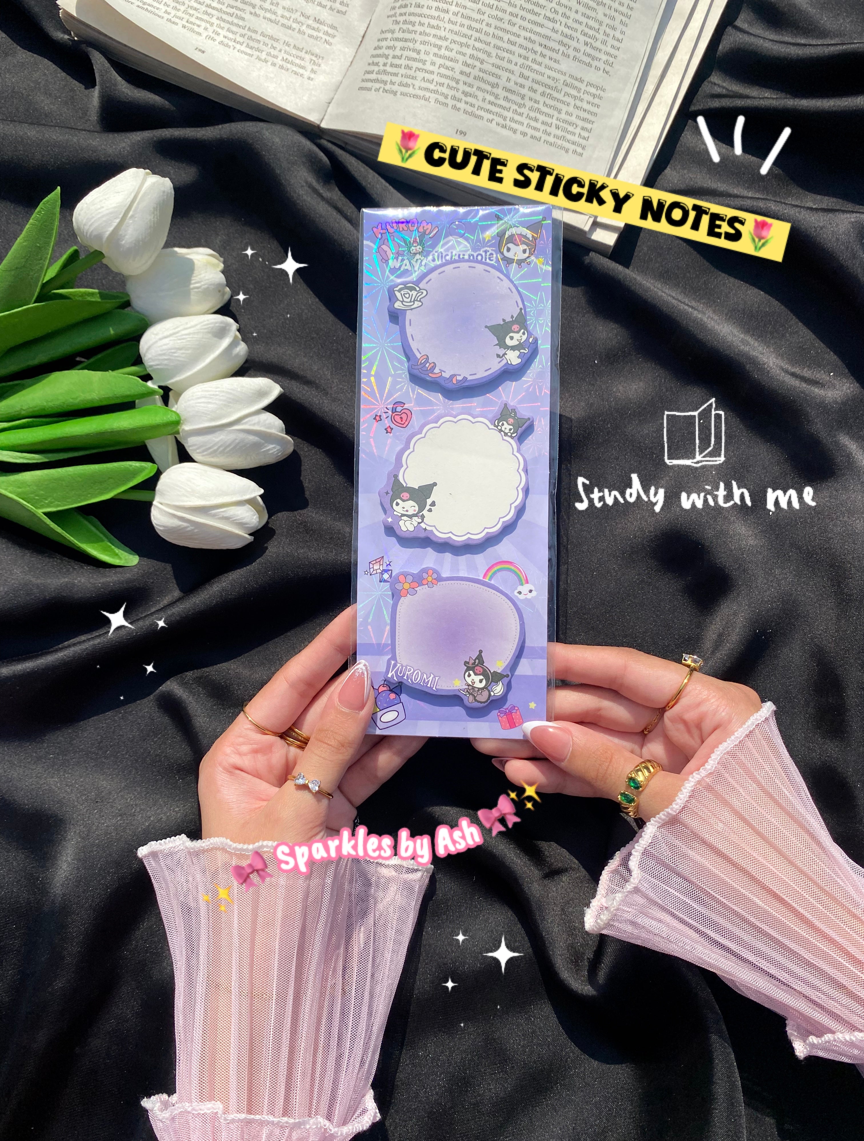 Cute kuromi sticky notes 💕