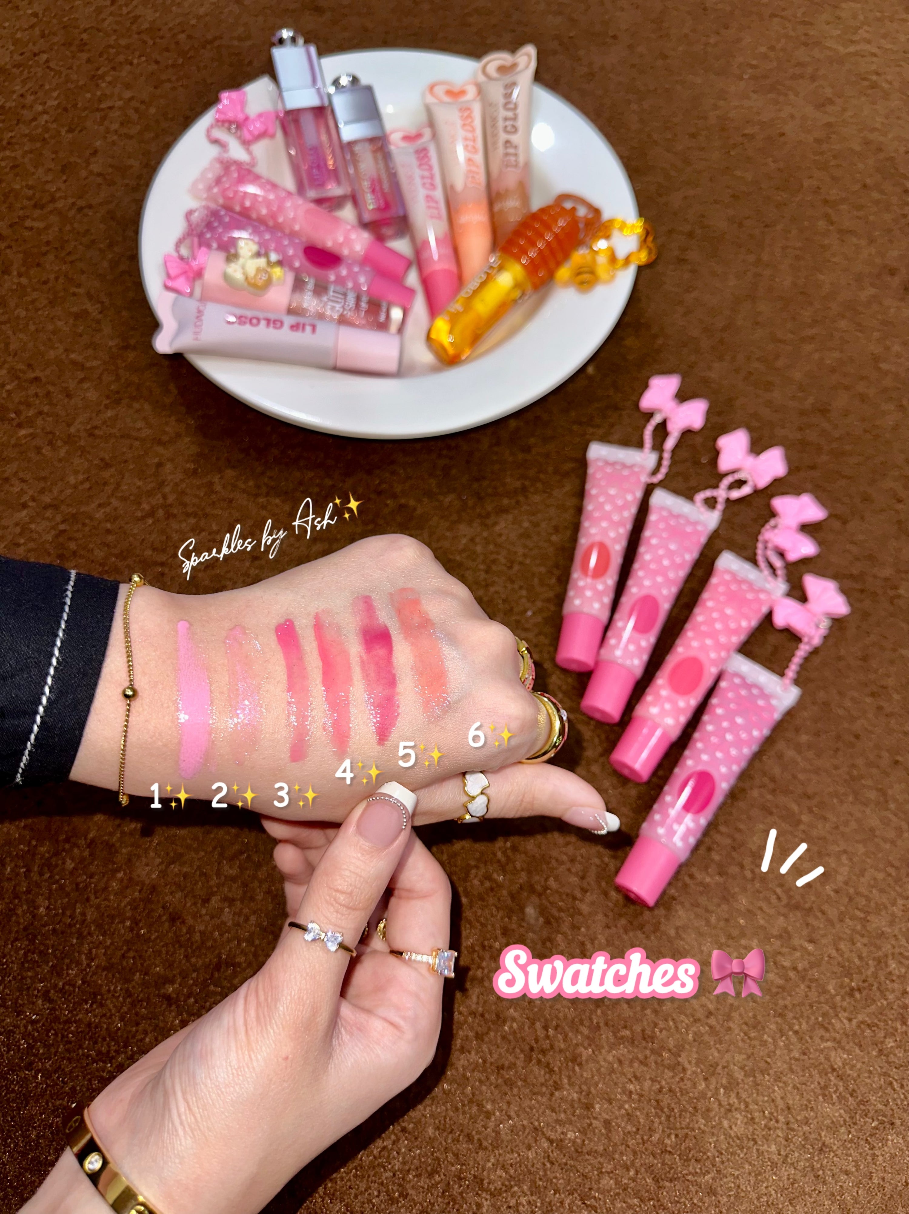 Hudamoji ribbon high shine gloss 🎀