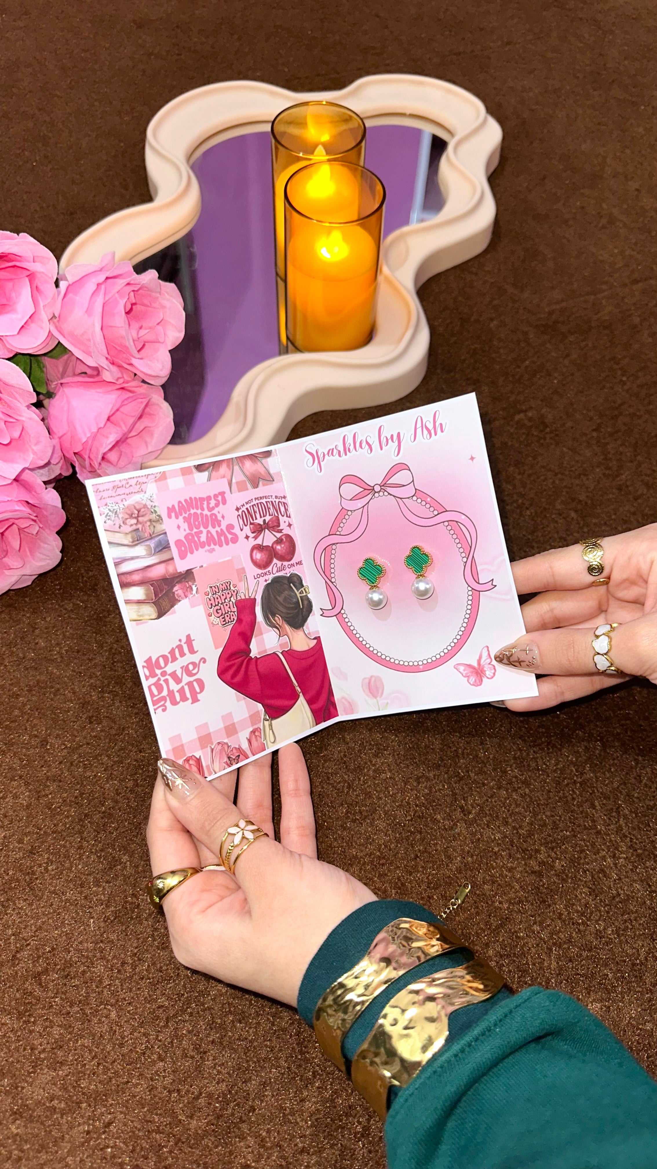 Clover Studs 🎀✨