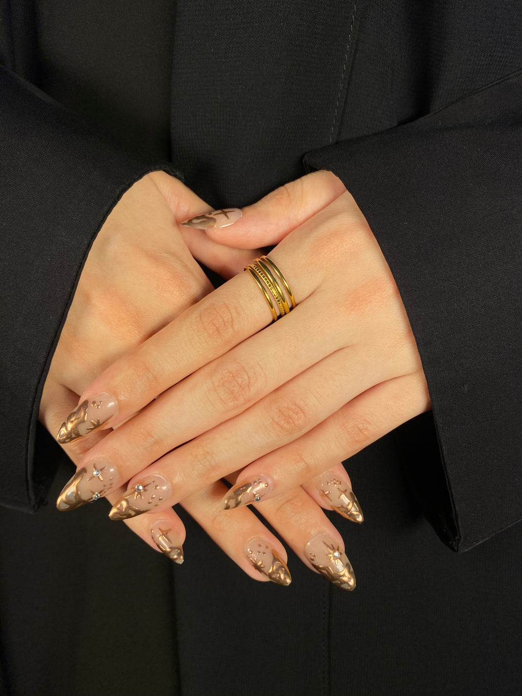 4 in 1 stainless steel ring 🎀