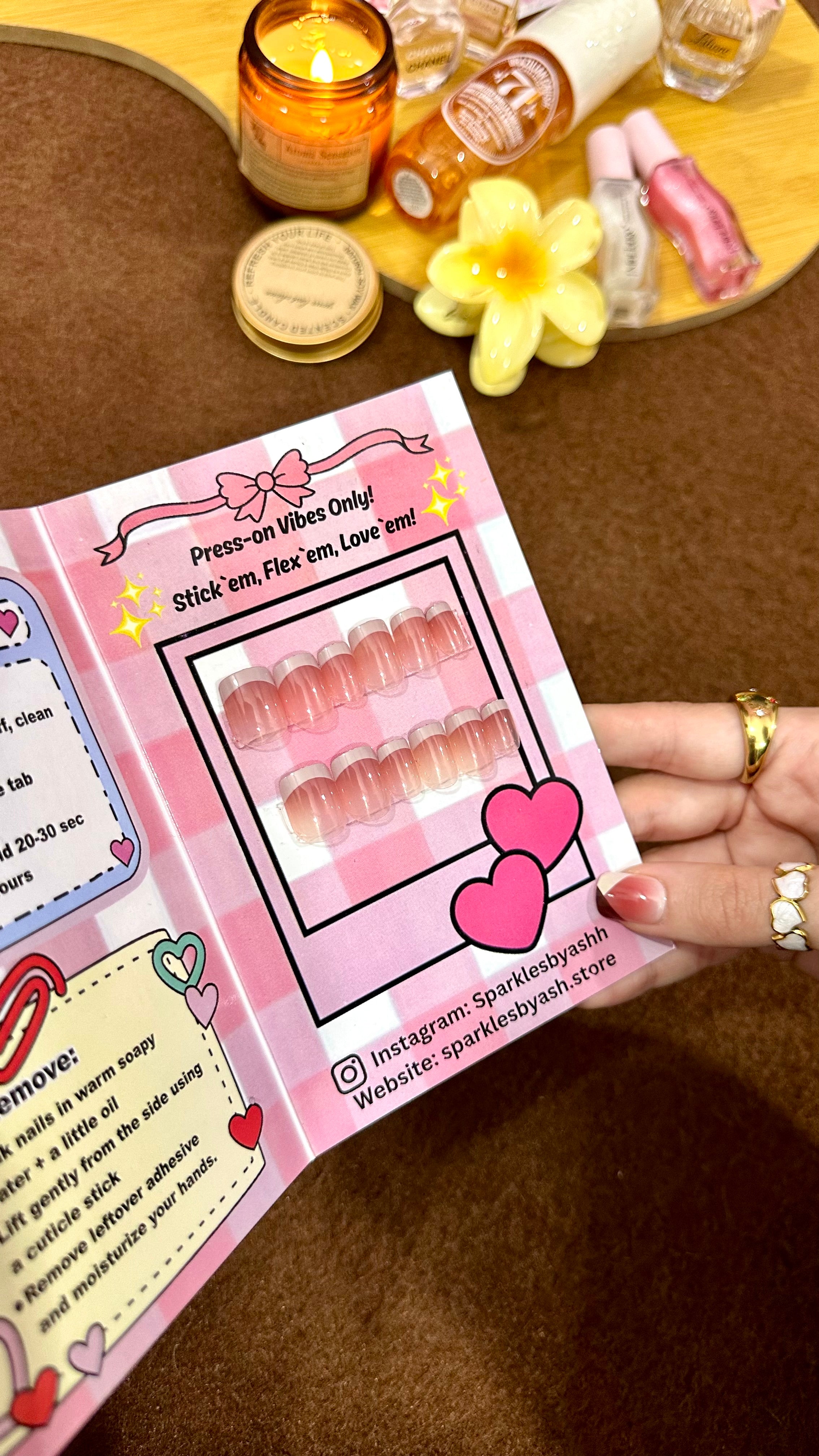 Soft nude french tips 💕