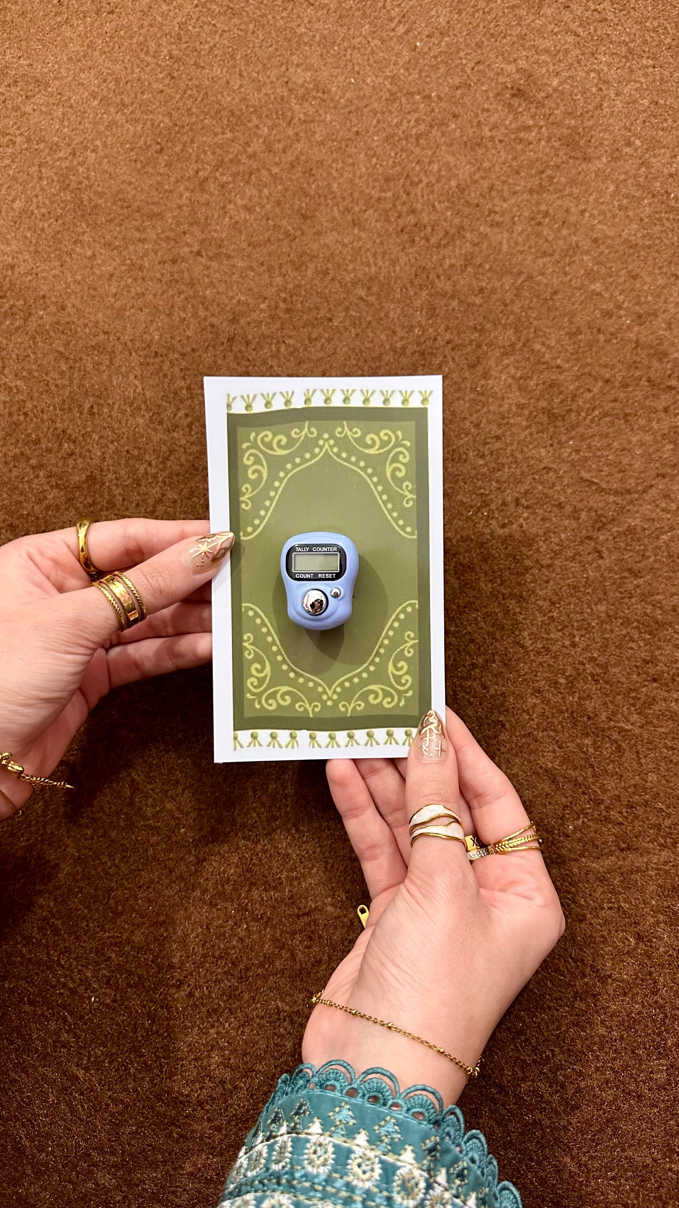 Classic digital tasbee counter 🩵