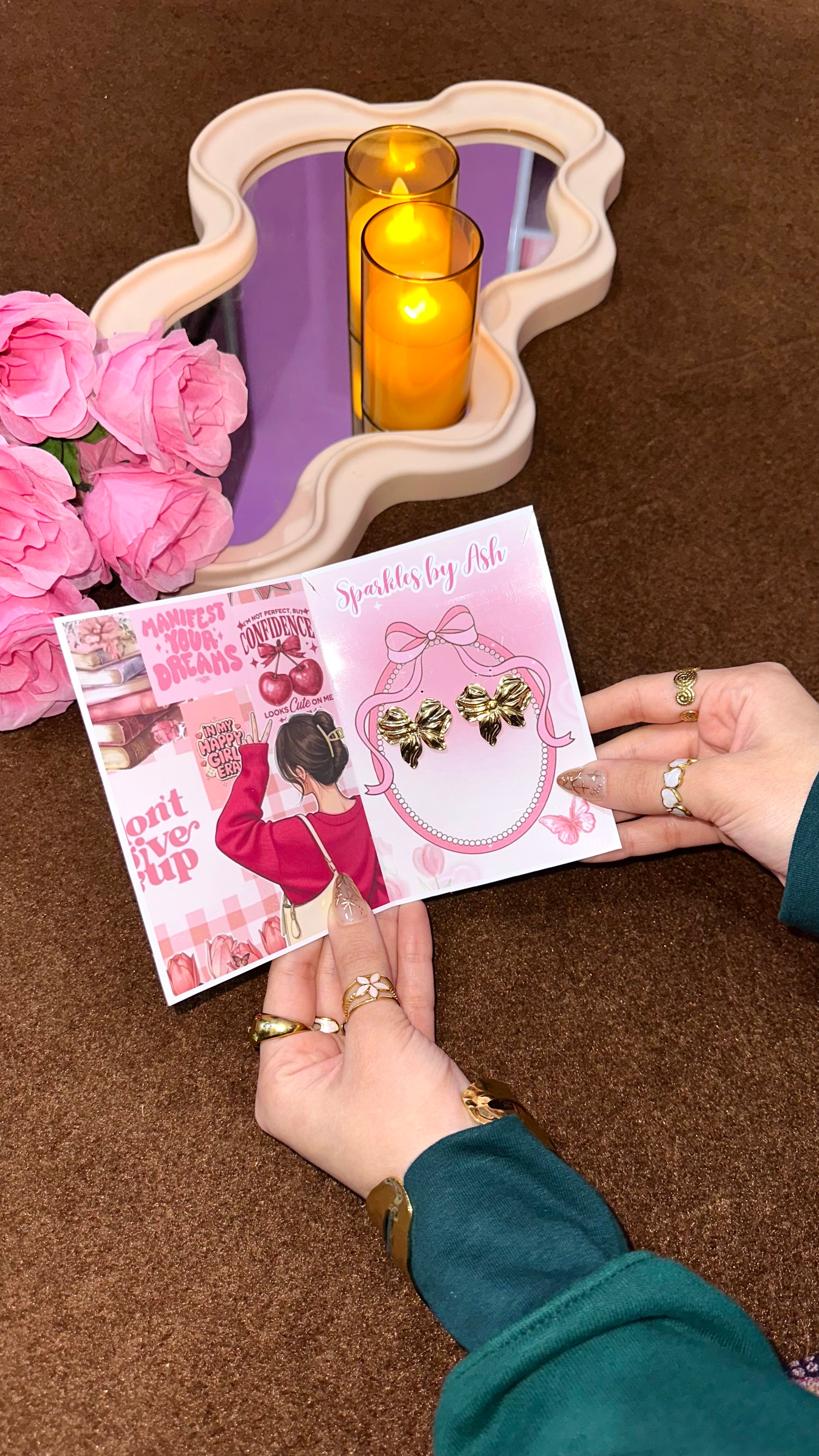 Cute bow Studs 🎀✨