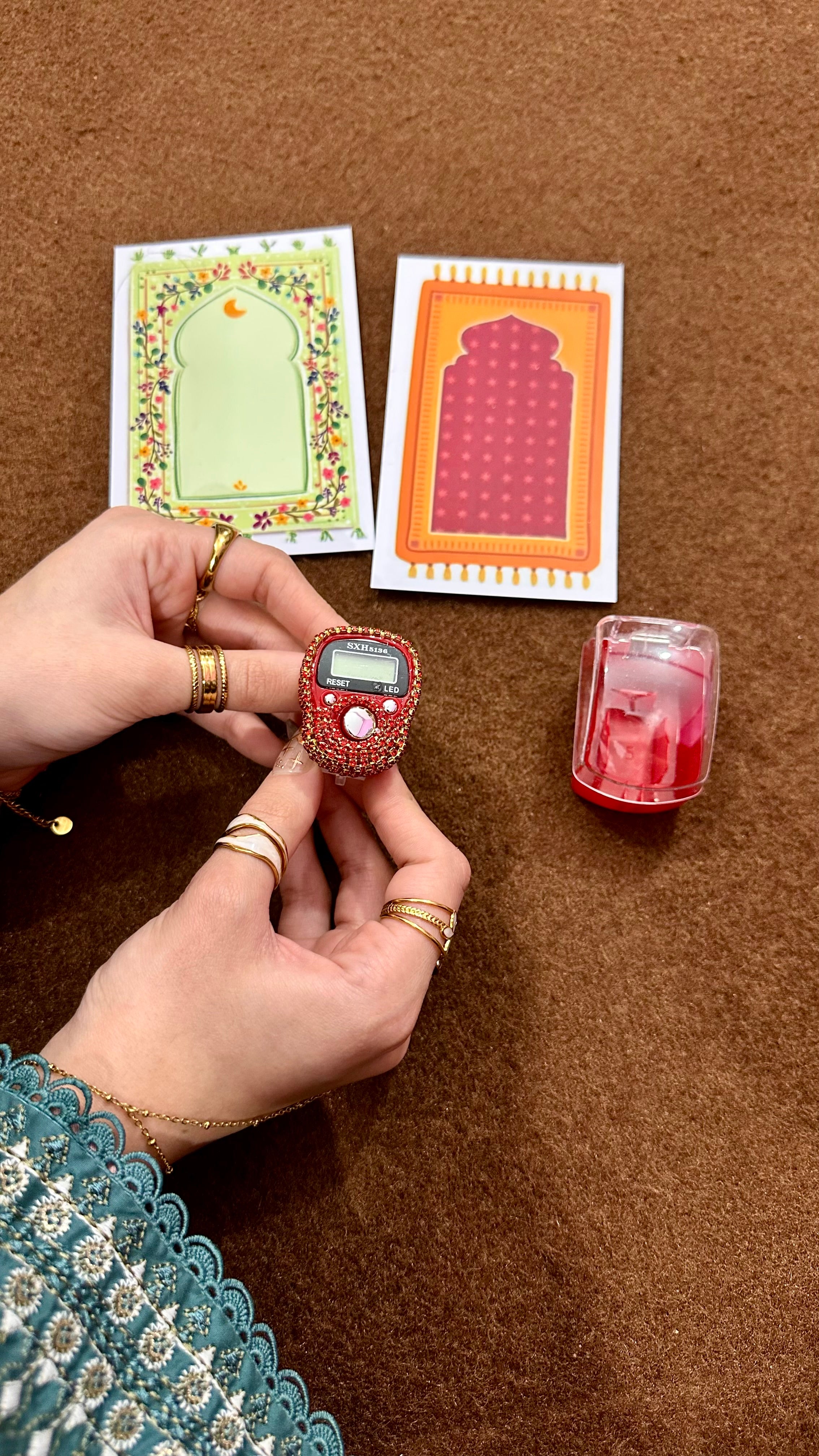 Diamond glow tasbee red ✨