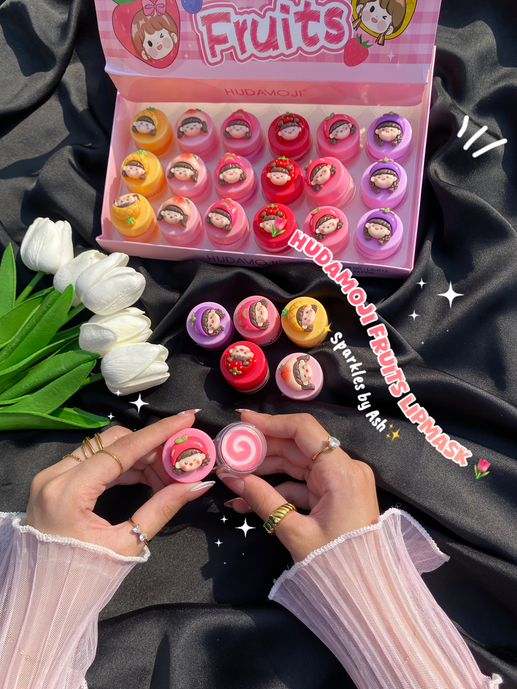 Hudamoji yummy fruity lipmasks💕