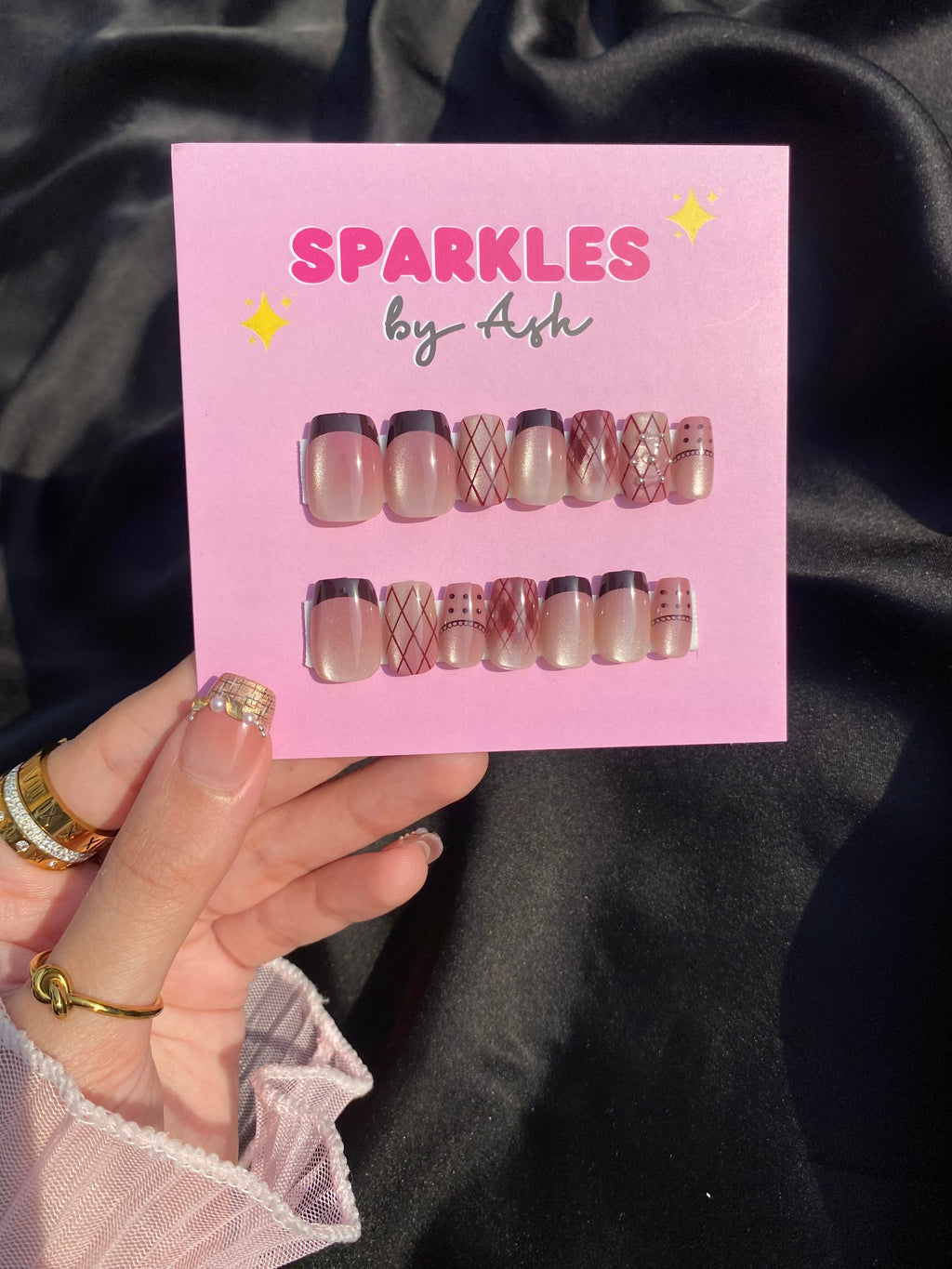 🤎Maroon majesty cat eye nails - free application kit