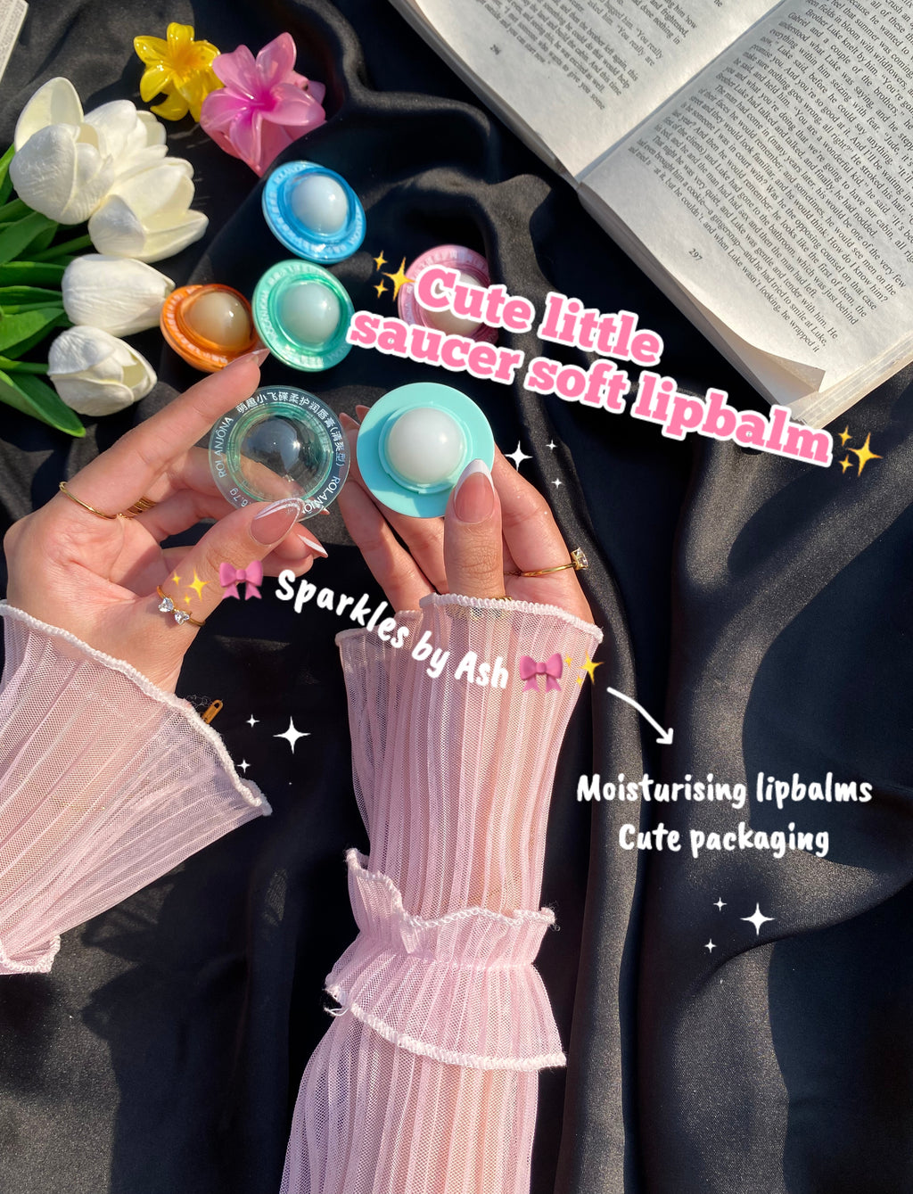 Cute saucer soft lipbalms 💕