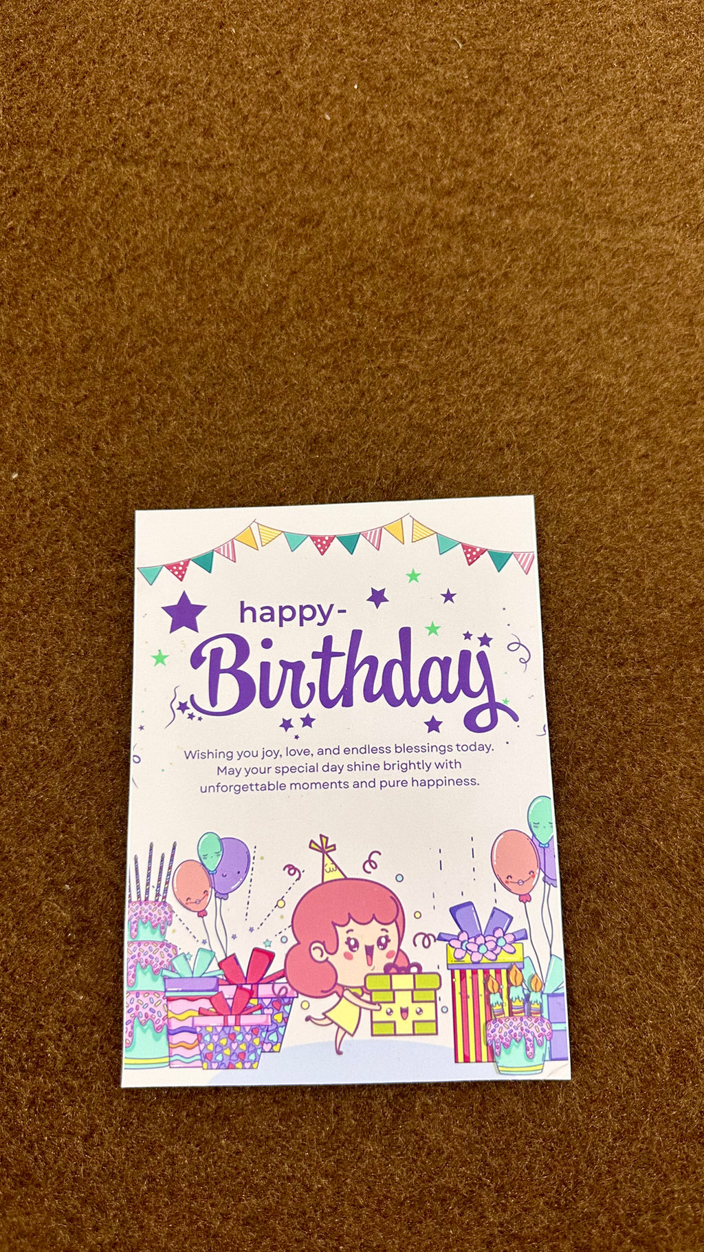 Happy birthday card💜✨