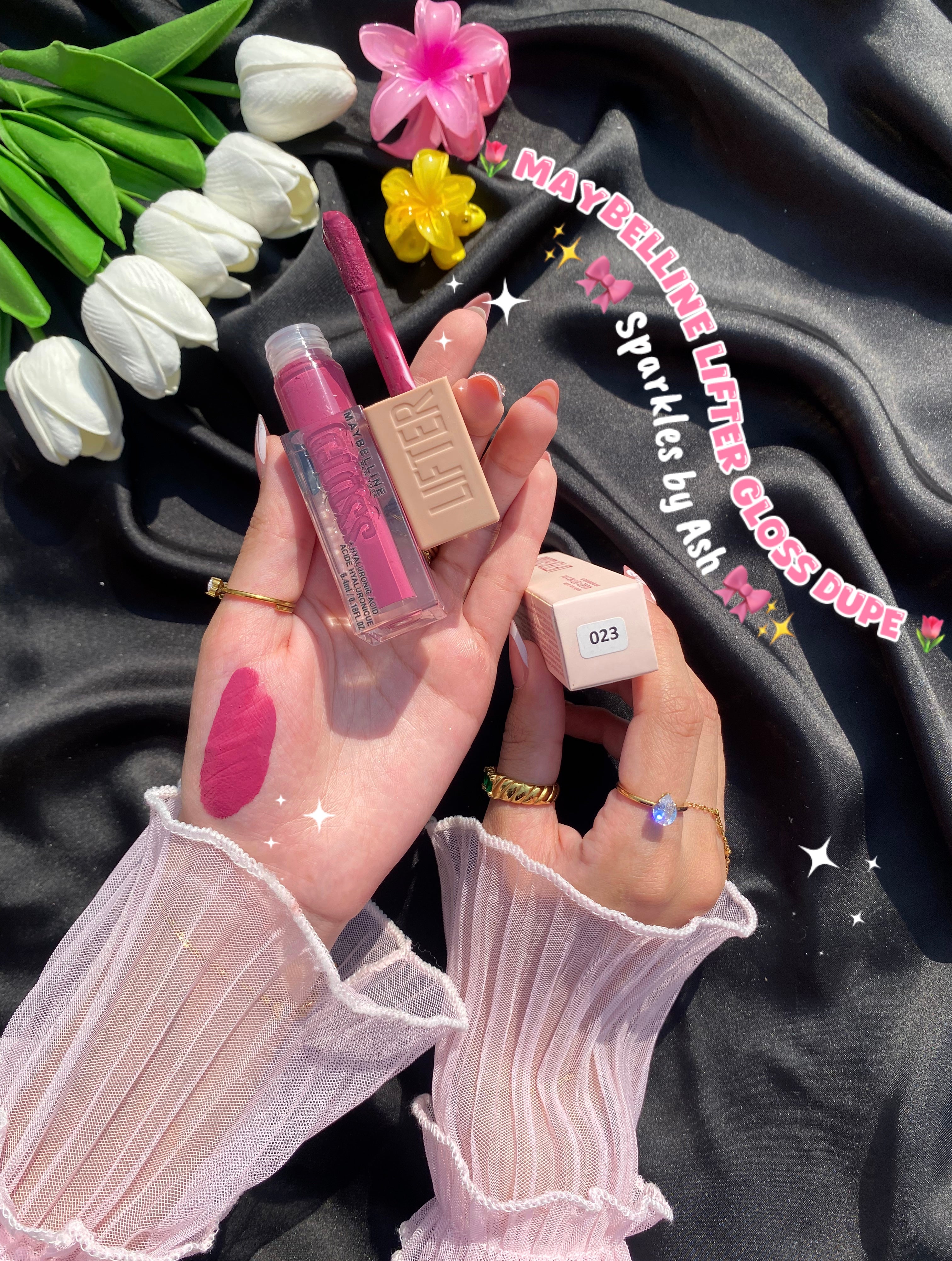 Maybelline lifter gloss dupe 💕