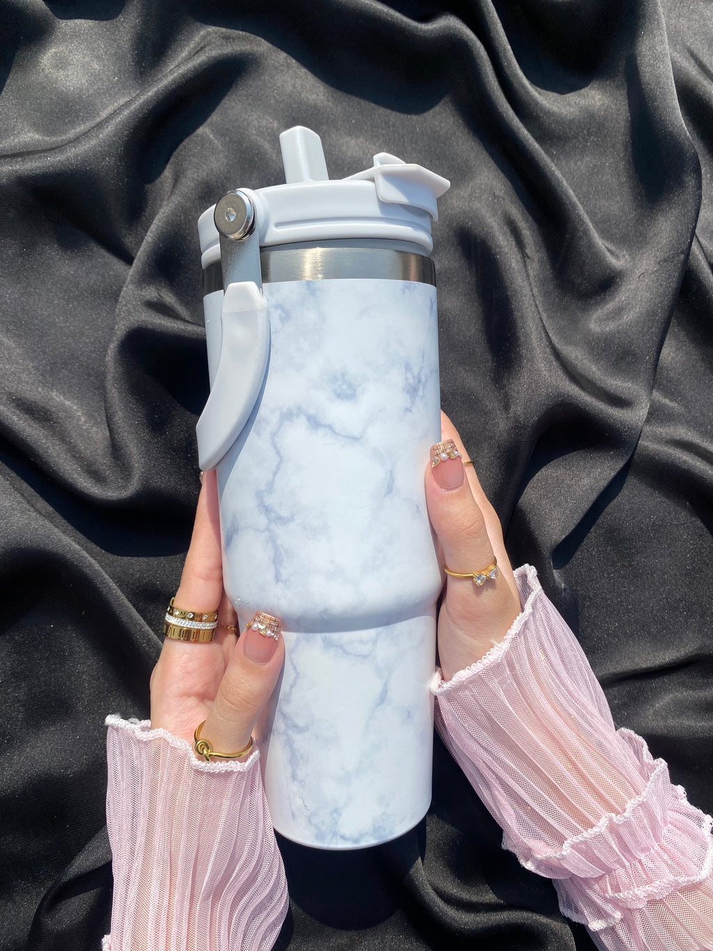 Marble affect sipper 🌼