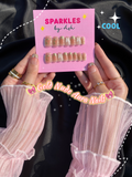🌷Gold nude aura nails-free application kit