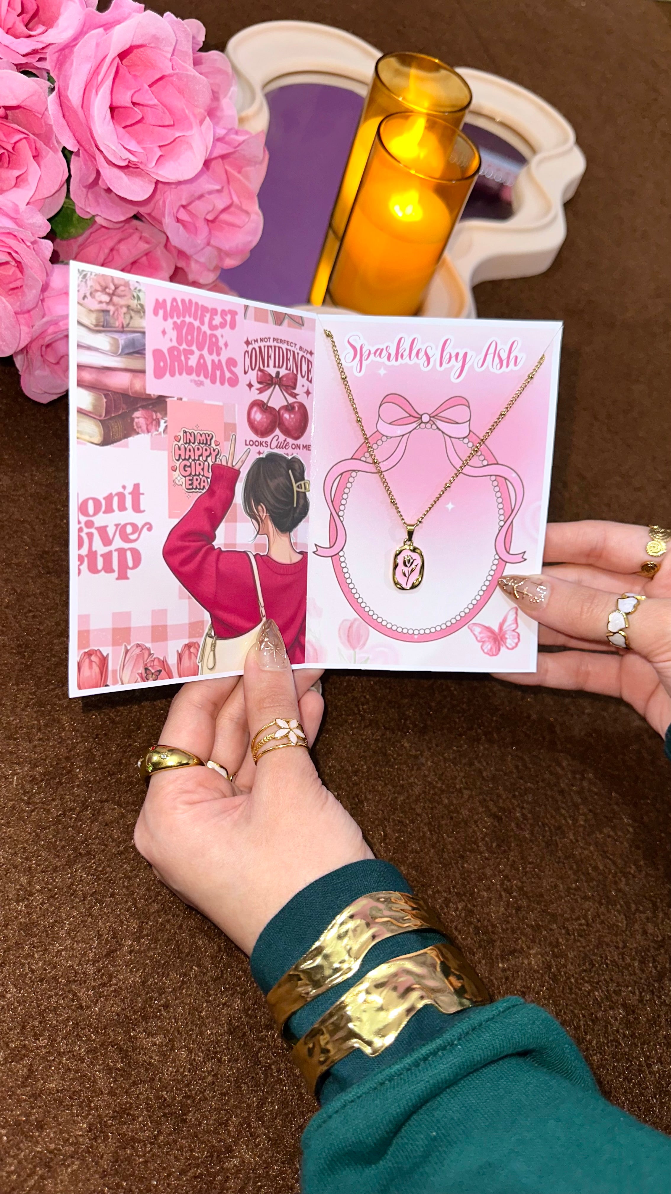 Trendy flower necklace 🌸