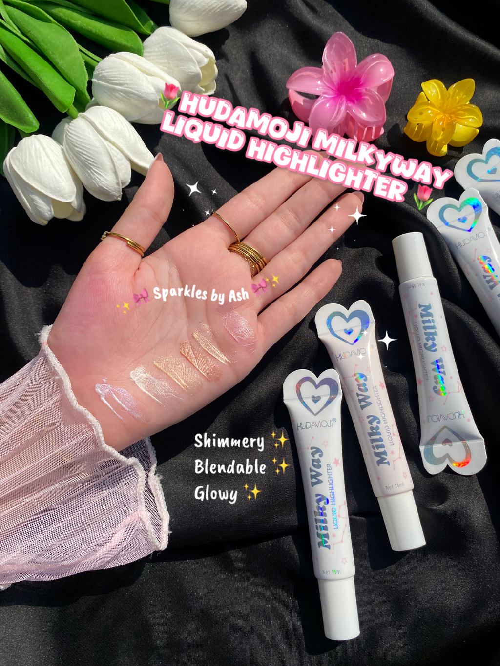 Hudamoji Milky Way liquid highlighters 💕